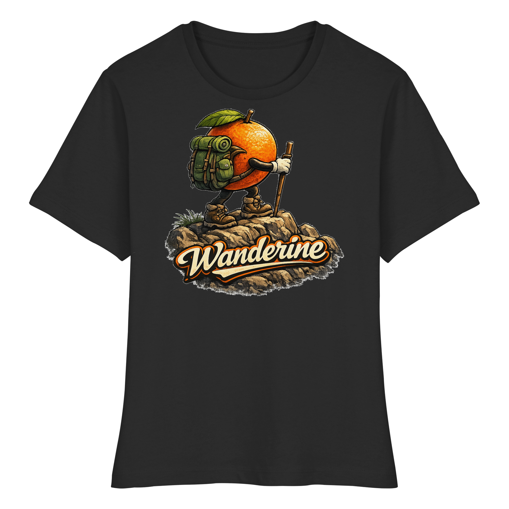 Wanderine Wandern Geschenk - Fitted Damen Organic Shirt