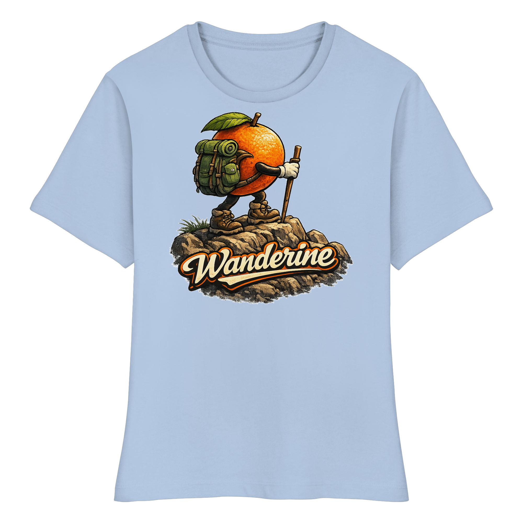 Wanderine Wandern Geschenk - Fitted Damen Organic Shirt