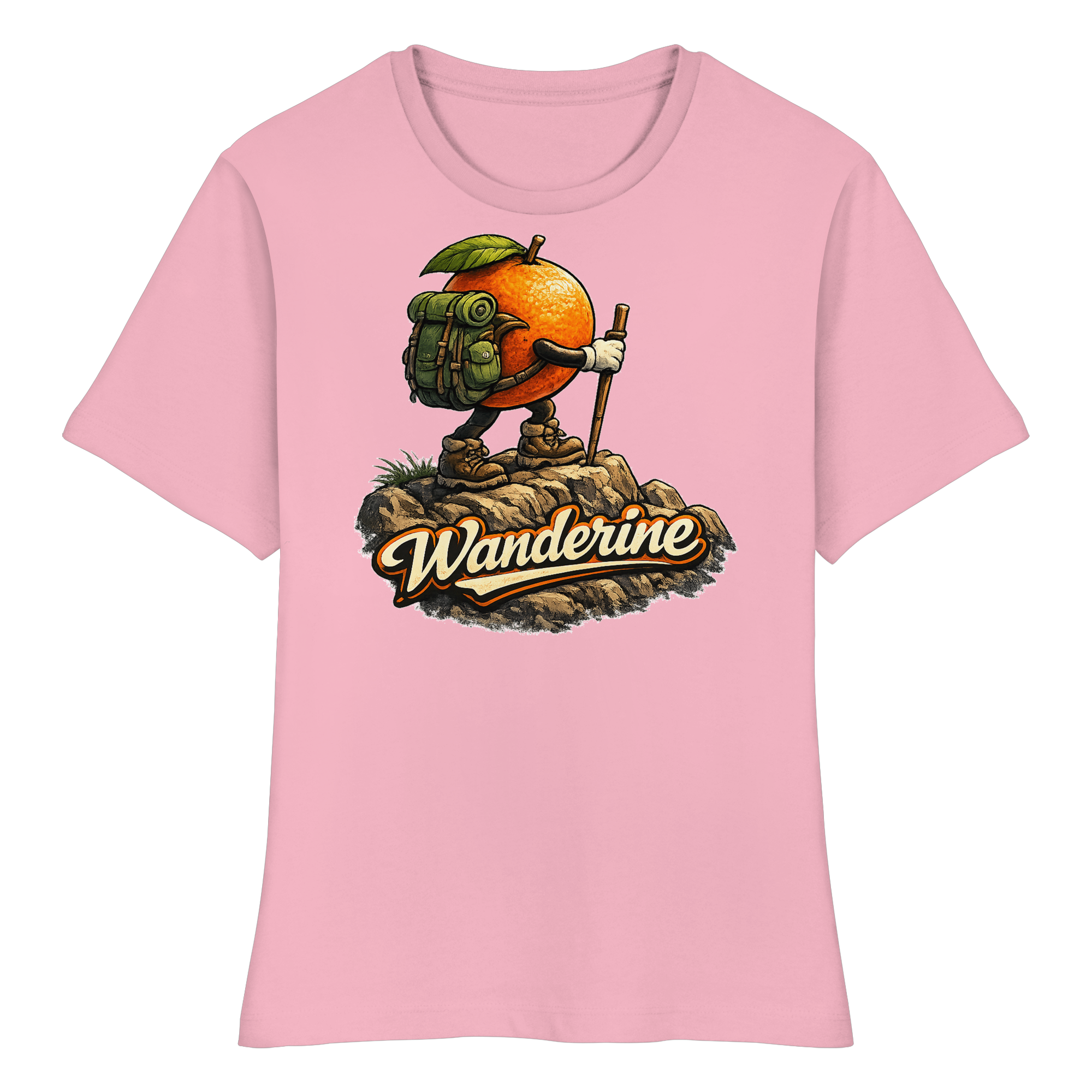 Wanderine Wandern Geschenk - Fitted Damen Organic Shirt