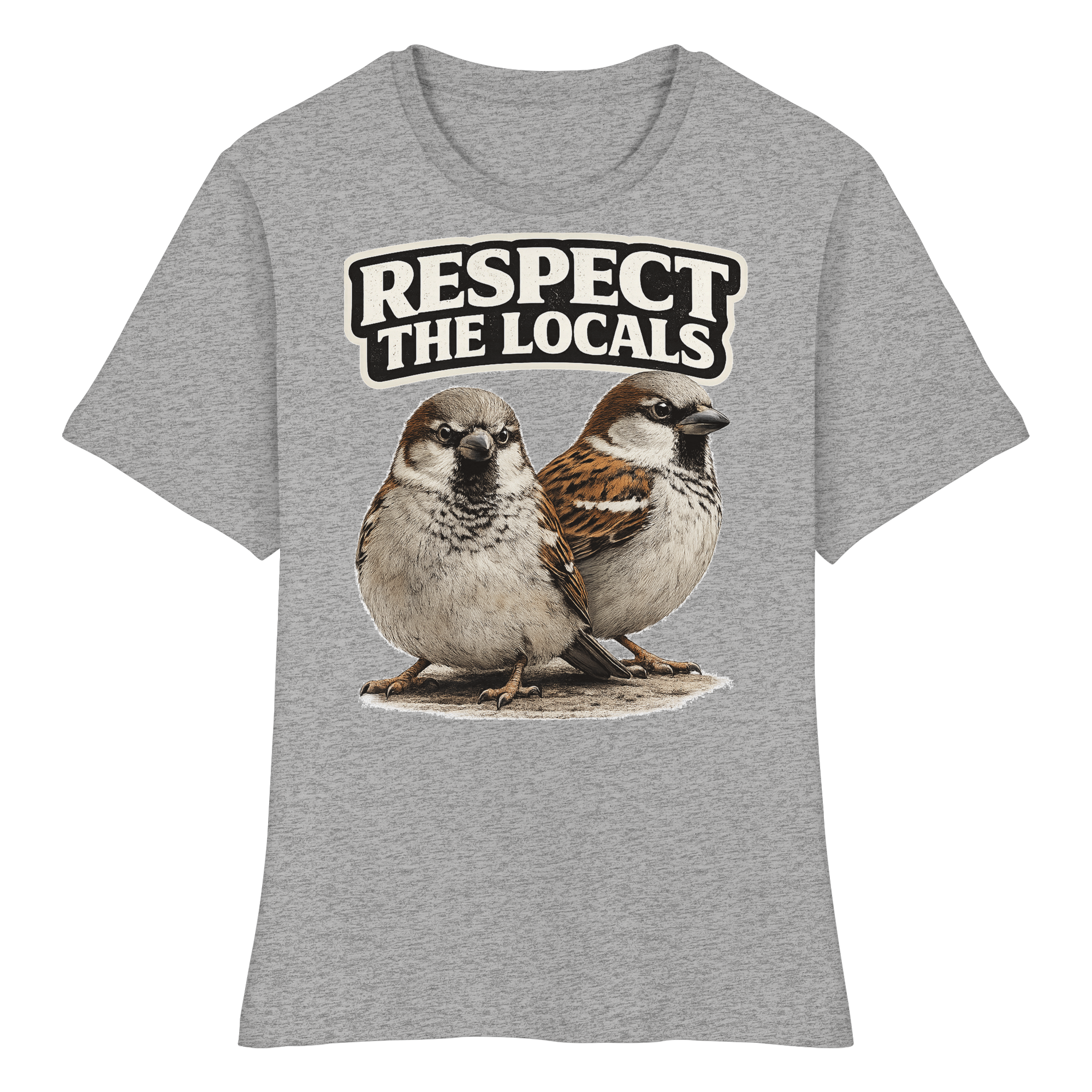 RESPECT THE LOCALS Naturschutz Geschenk - Fitted Ladies Organic Shirt