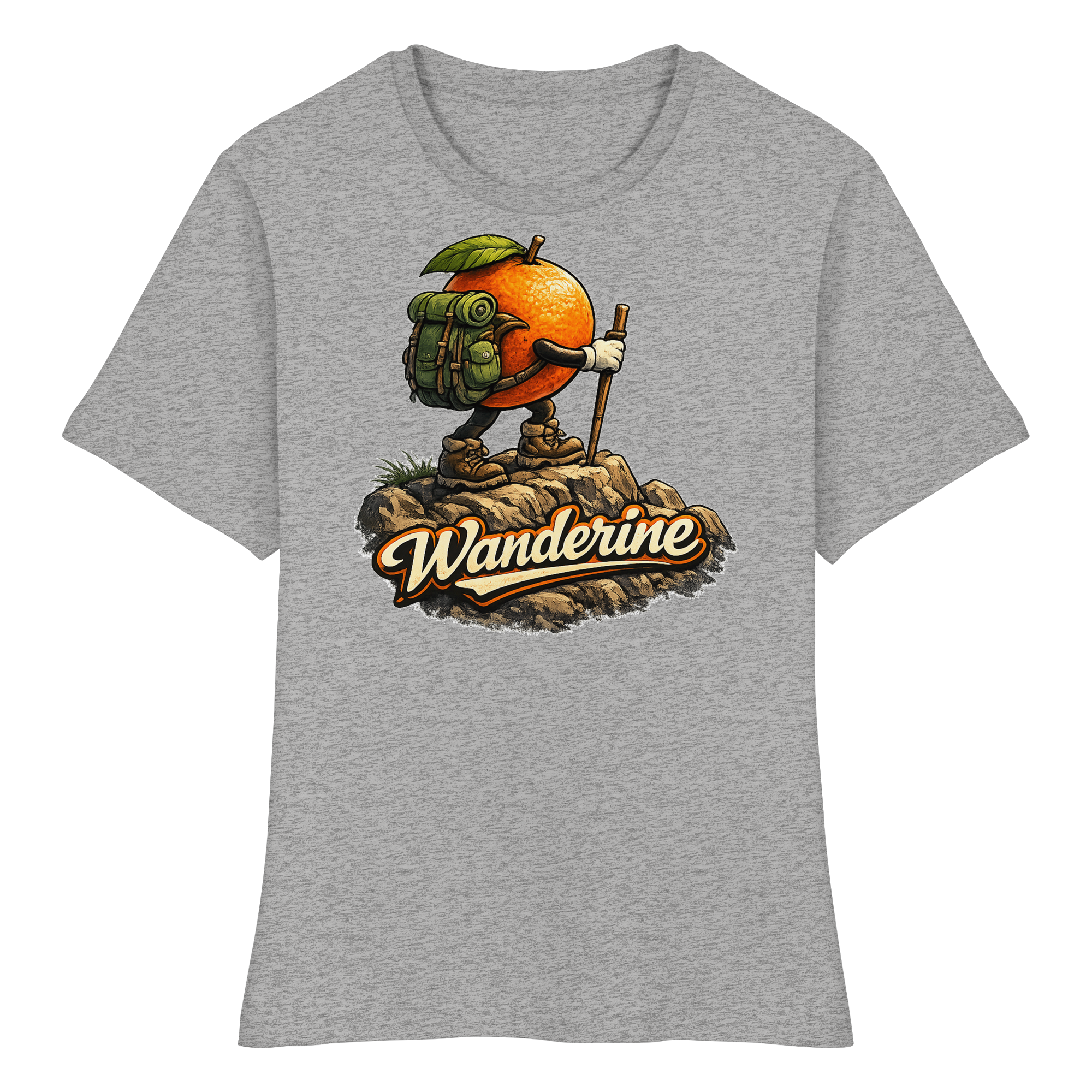 Wanderine Wandern Geschenk - Fitted Damen Organic Shirt