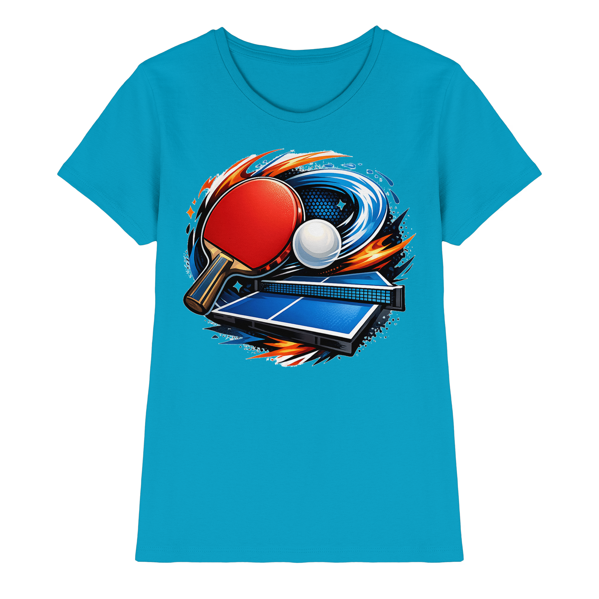 Tischtennis Sport Geschenk - Damen Premium Shirt