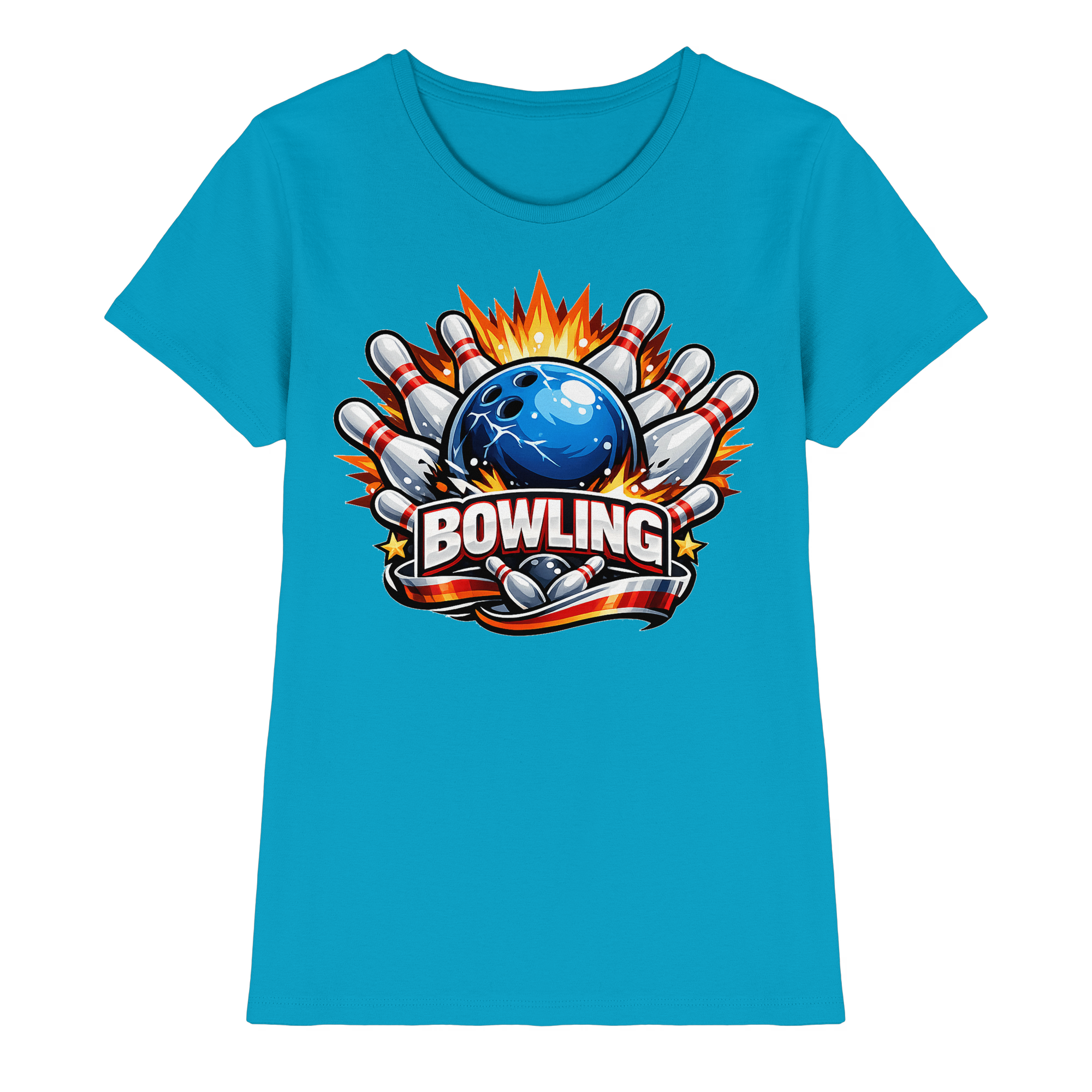 Bowling Sport Geschenk - Ladies Premium Shirt