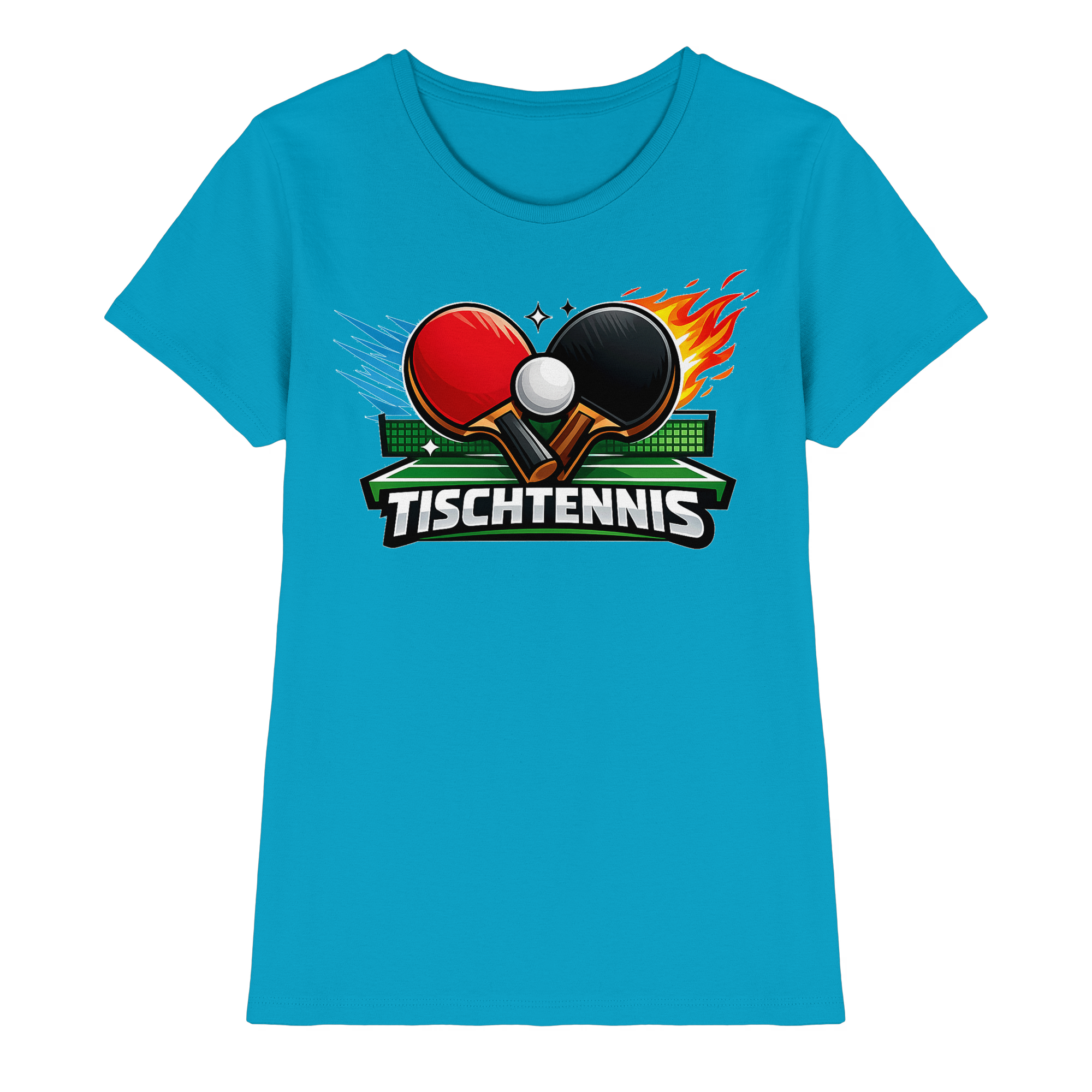 Tischtennis Sport Geschenk - Damen Premium Shirt