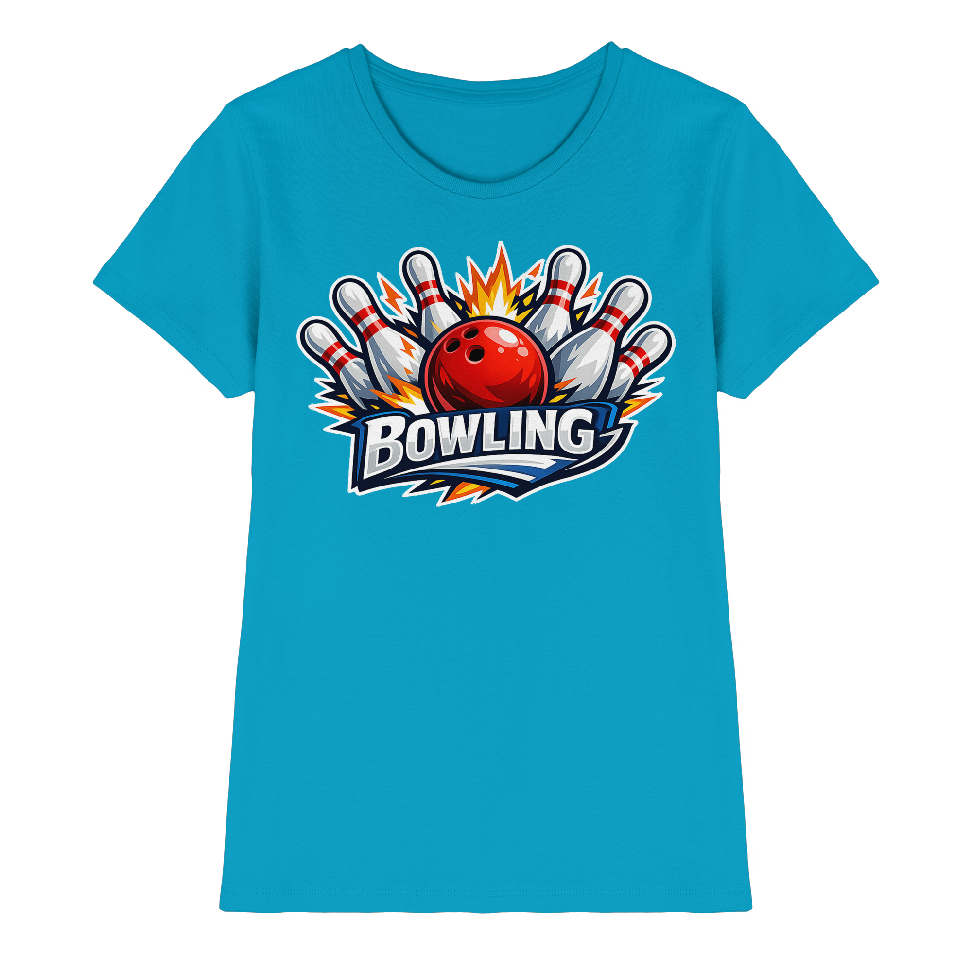 Bowling - Damen Premium Shirt