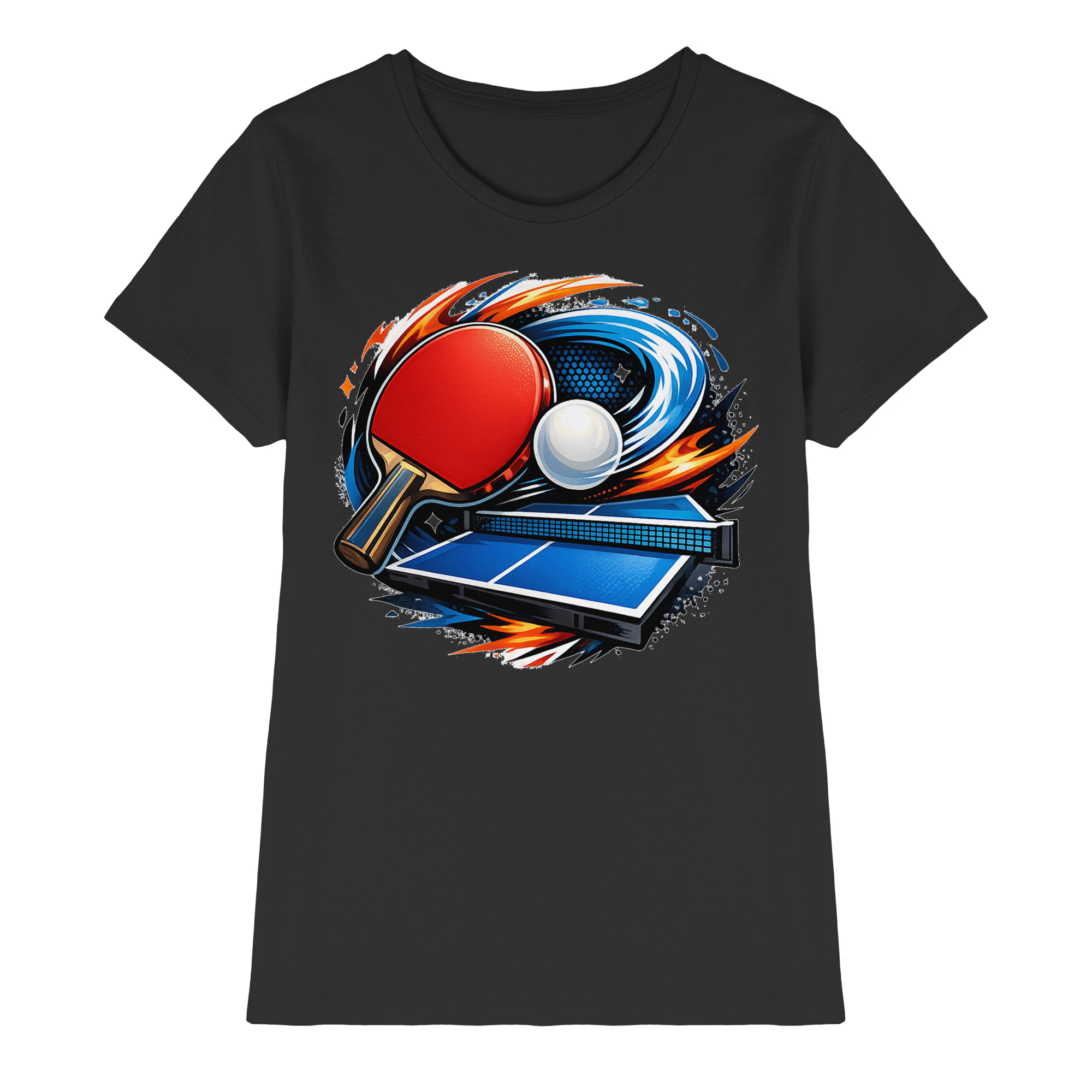 Tischtennis Sport Geschenk - Damen Premium Shirt