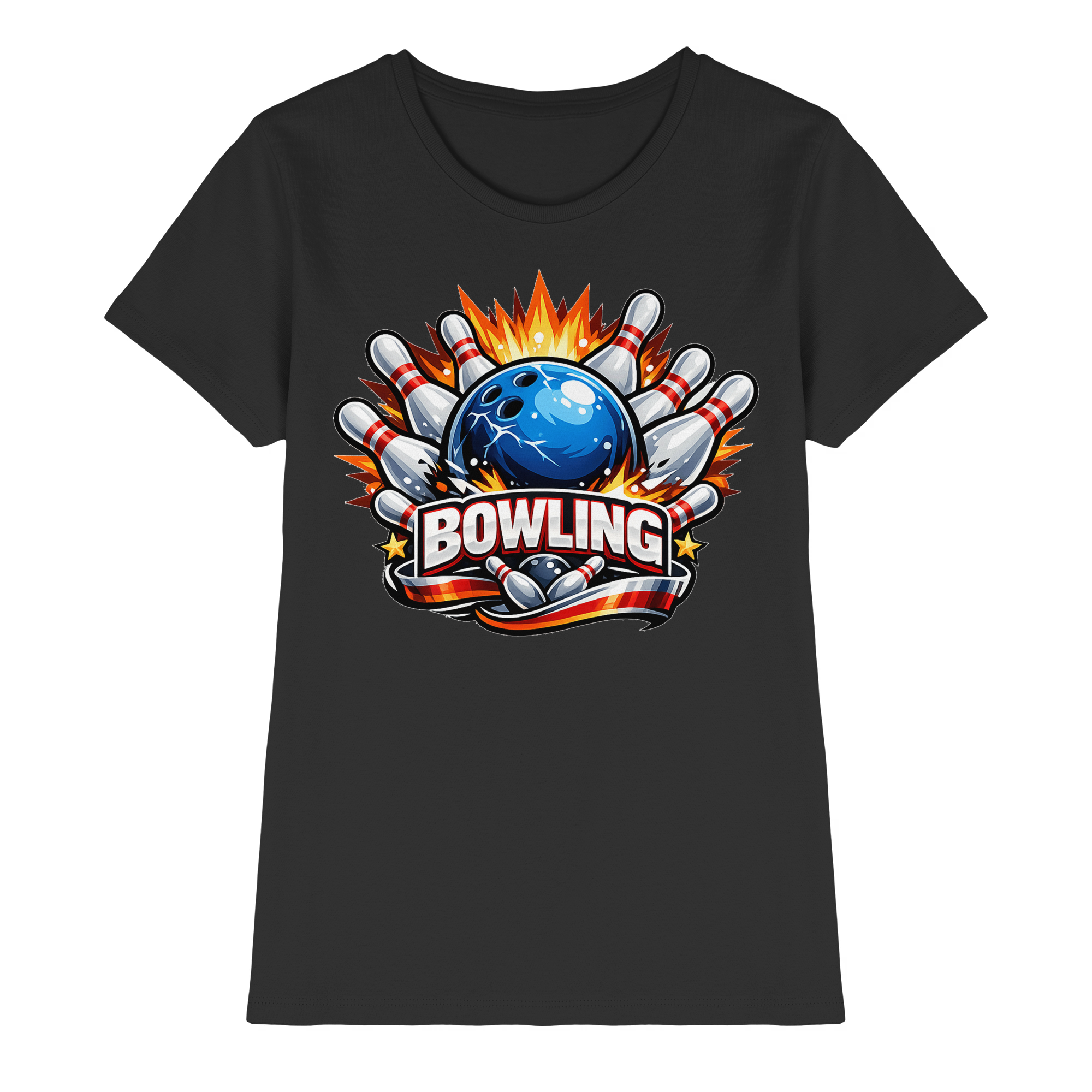 Bowling Sport Geschenk - Ladies Premium Shirt