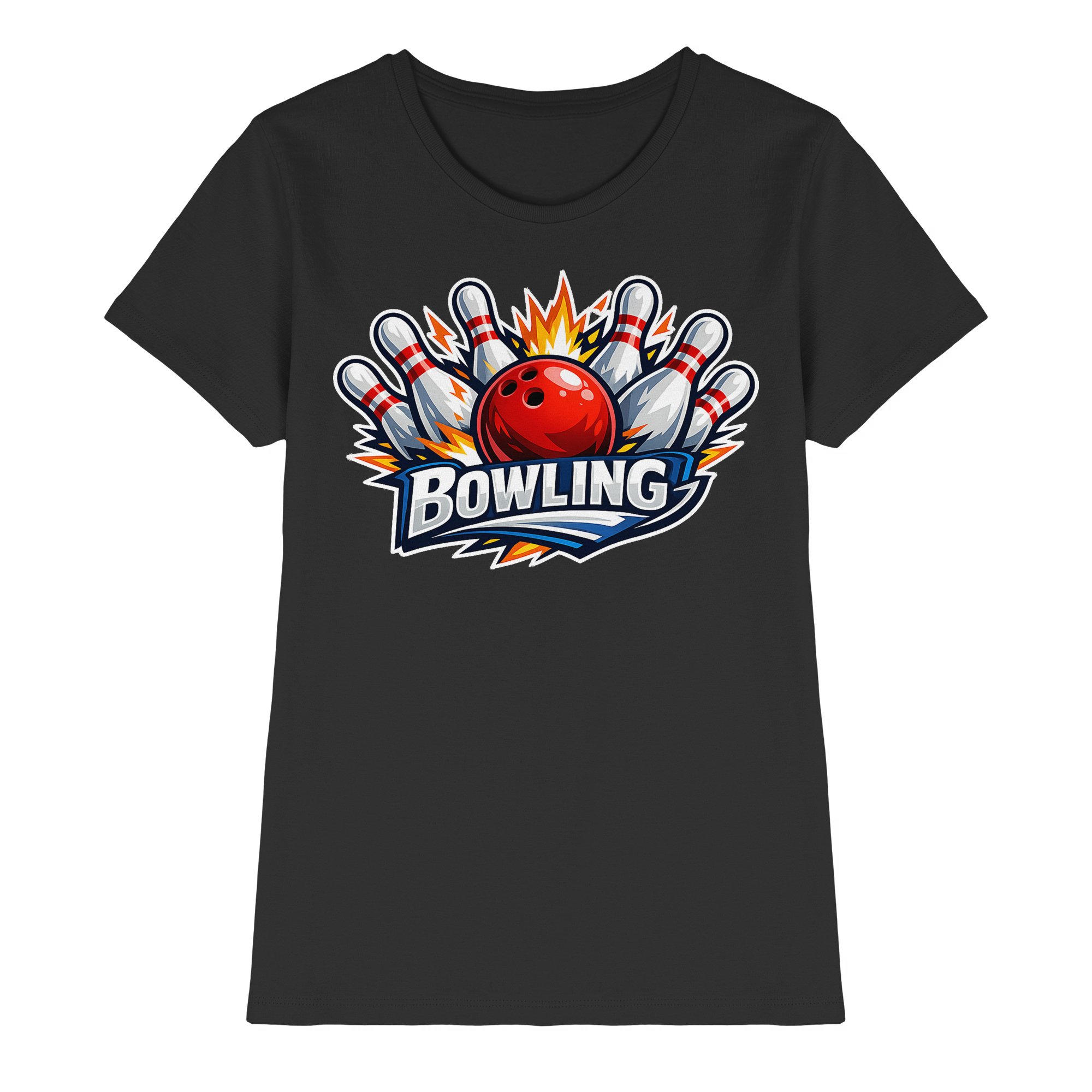 Bowling - Damen Premium Shirt