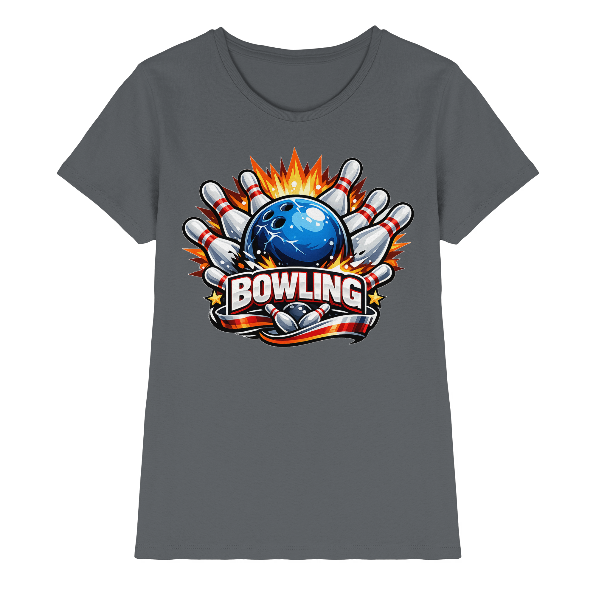 Bowling Sport Geschenk - Ladies Premium Shirt