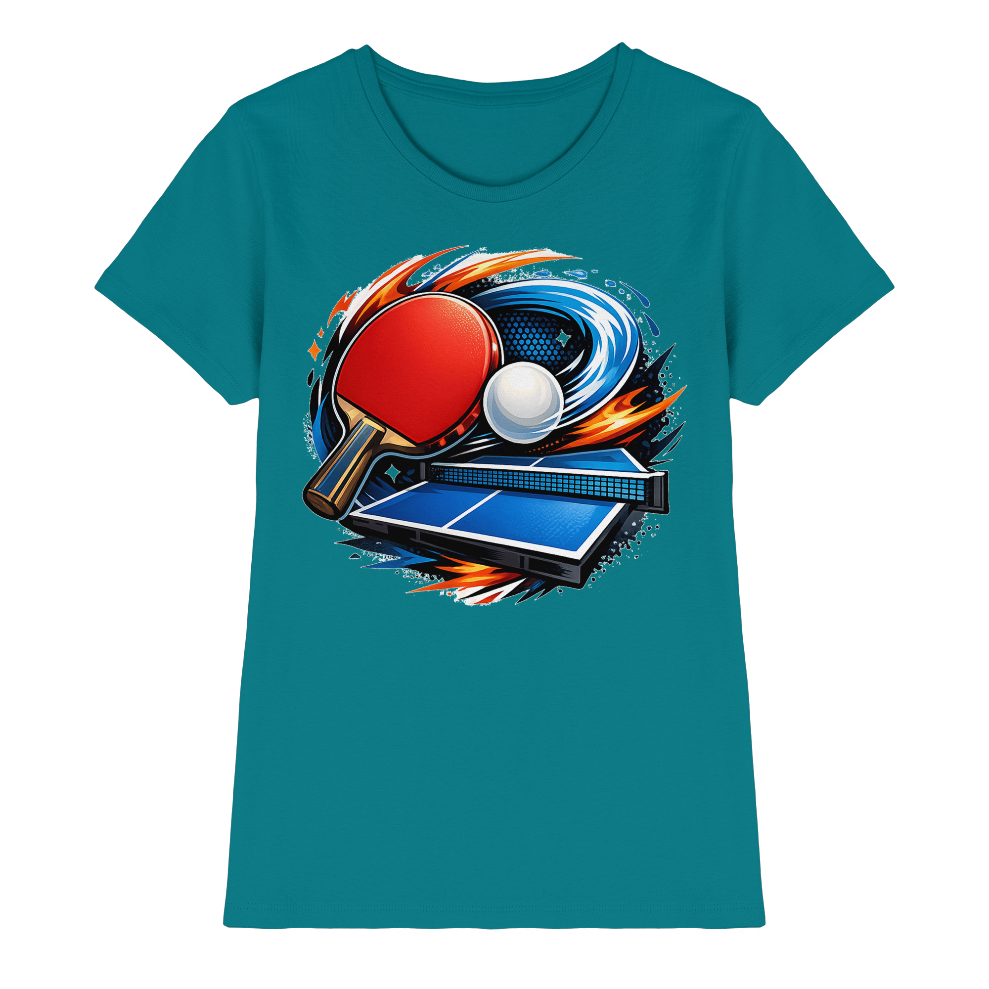 Tischtennis Sport Geschenk - Damen Premium Shirt