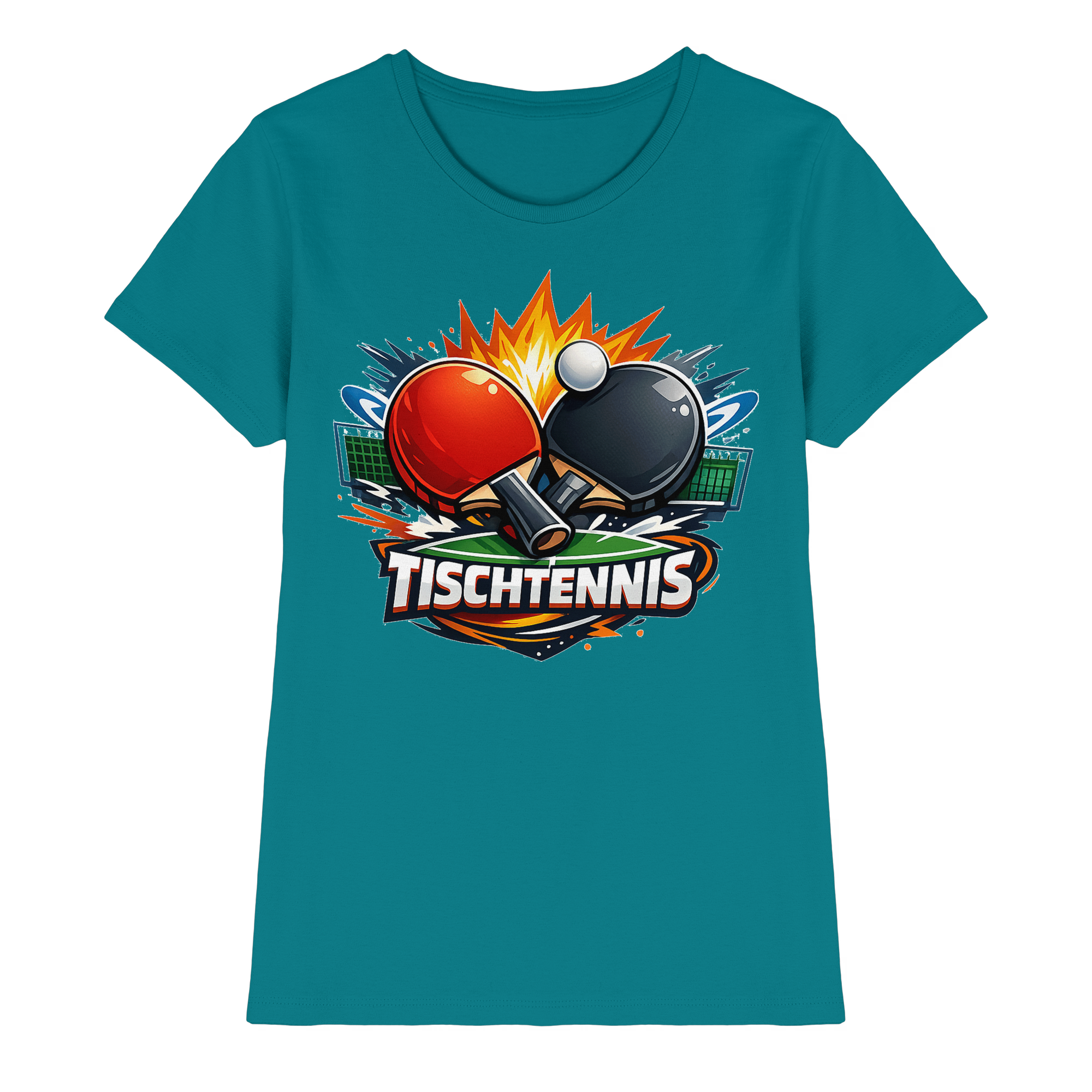 Tischtennis Sport - Damen Premium Shirt
