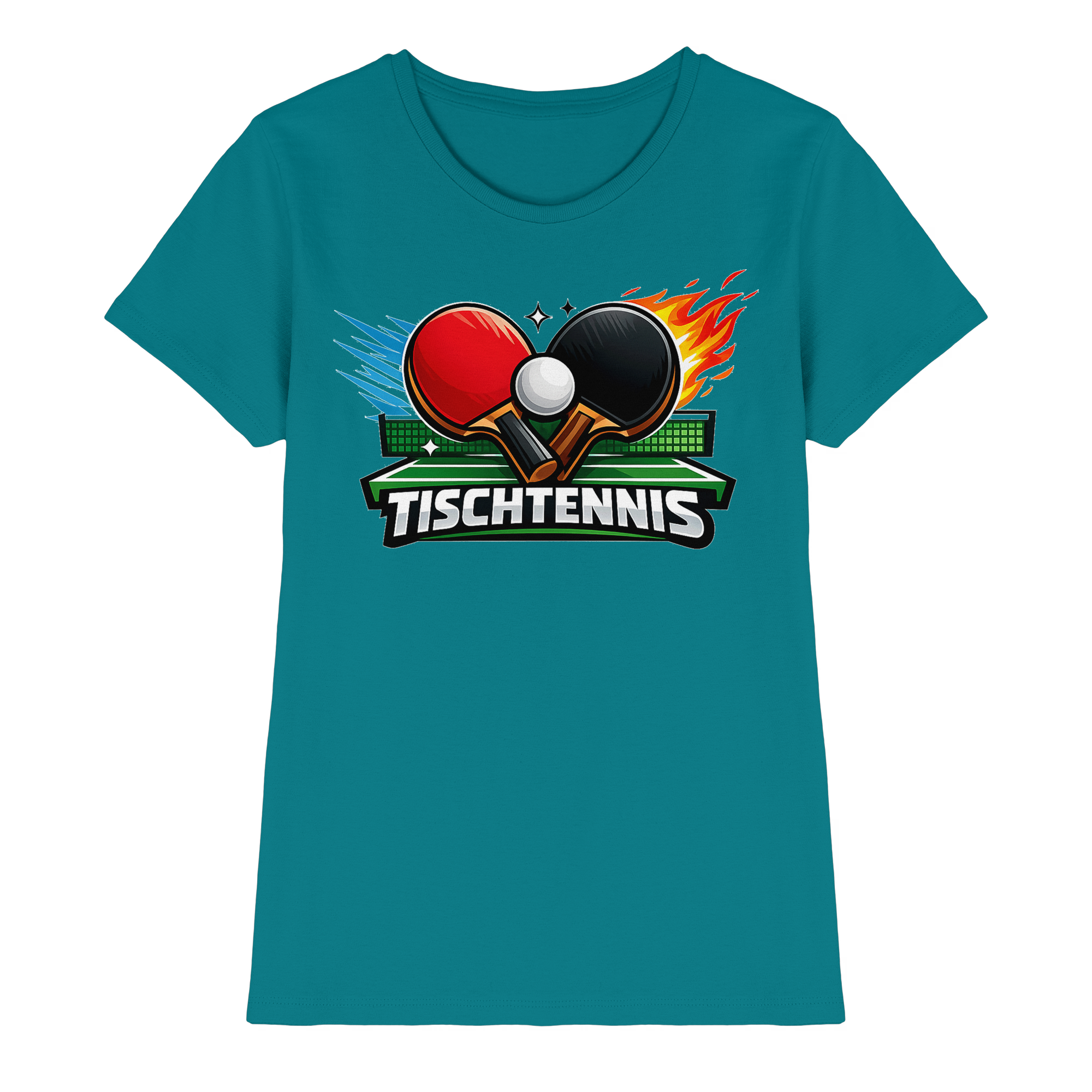 Tischtennis Sport Geschenk - Damen Premium Shirt