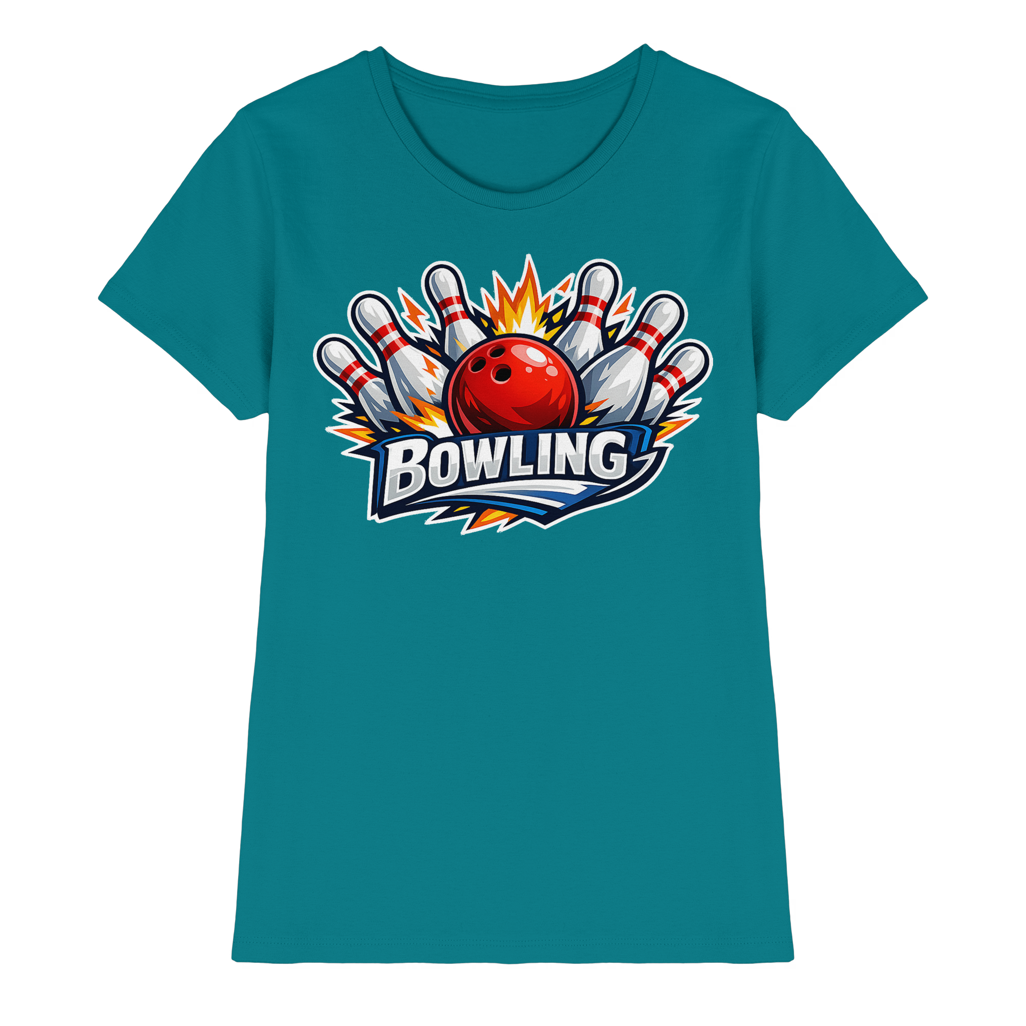 Bowling - Damen Premium Shirt