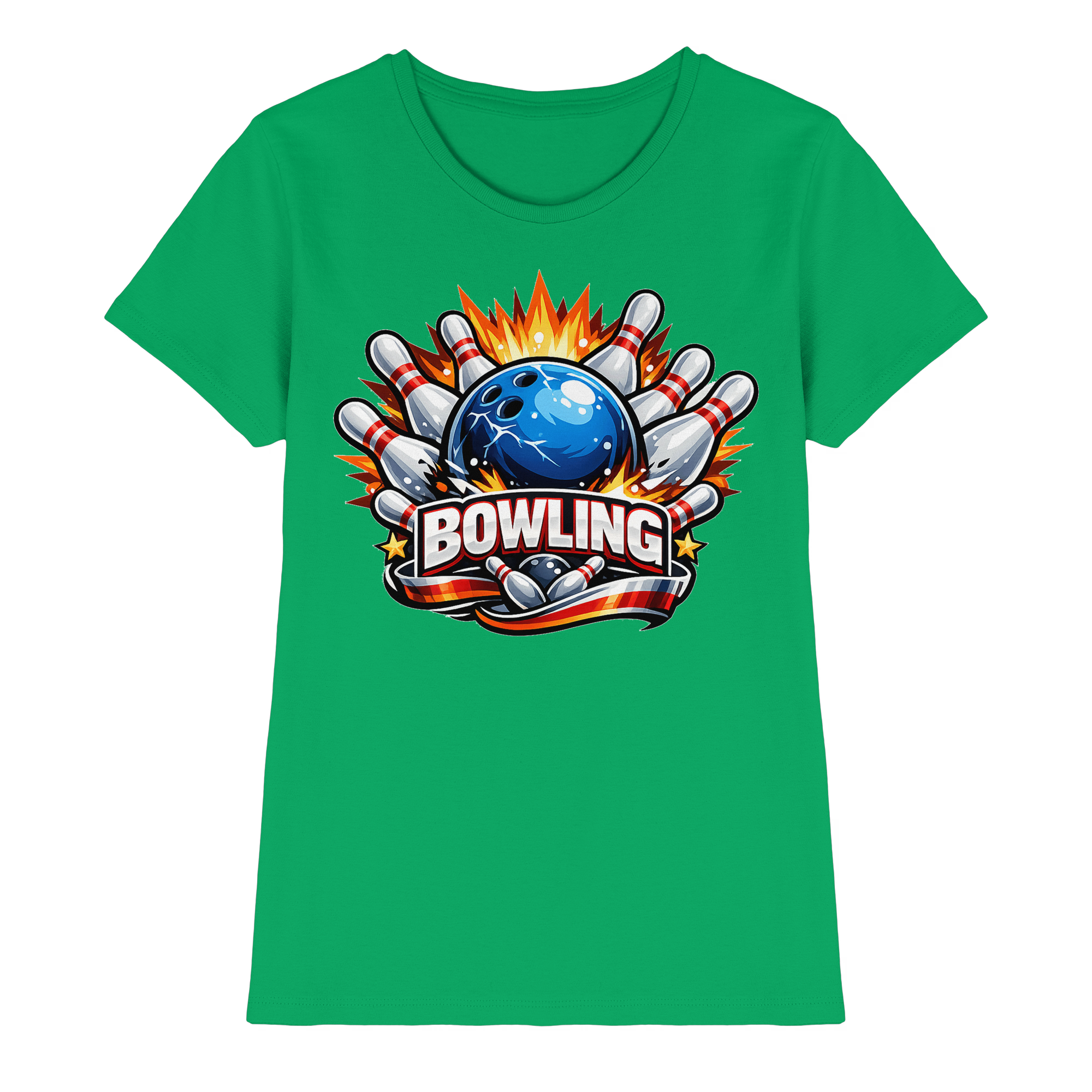 Bowling Sport Geschenk - Ladies Premium Shirt
