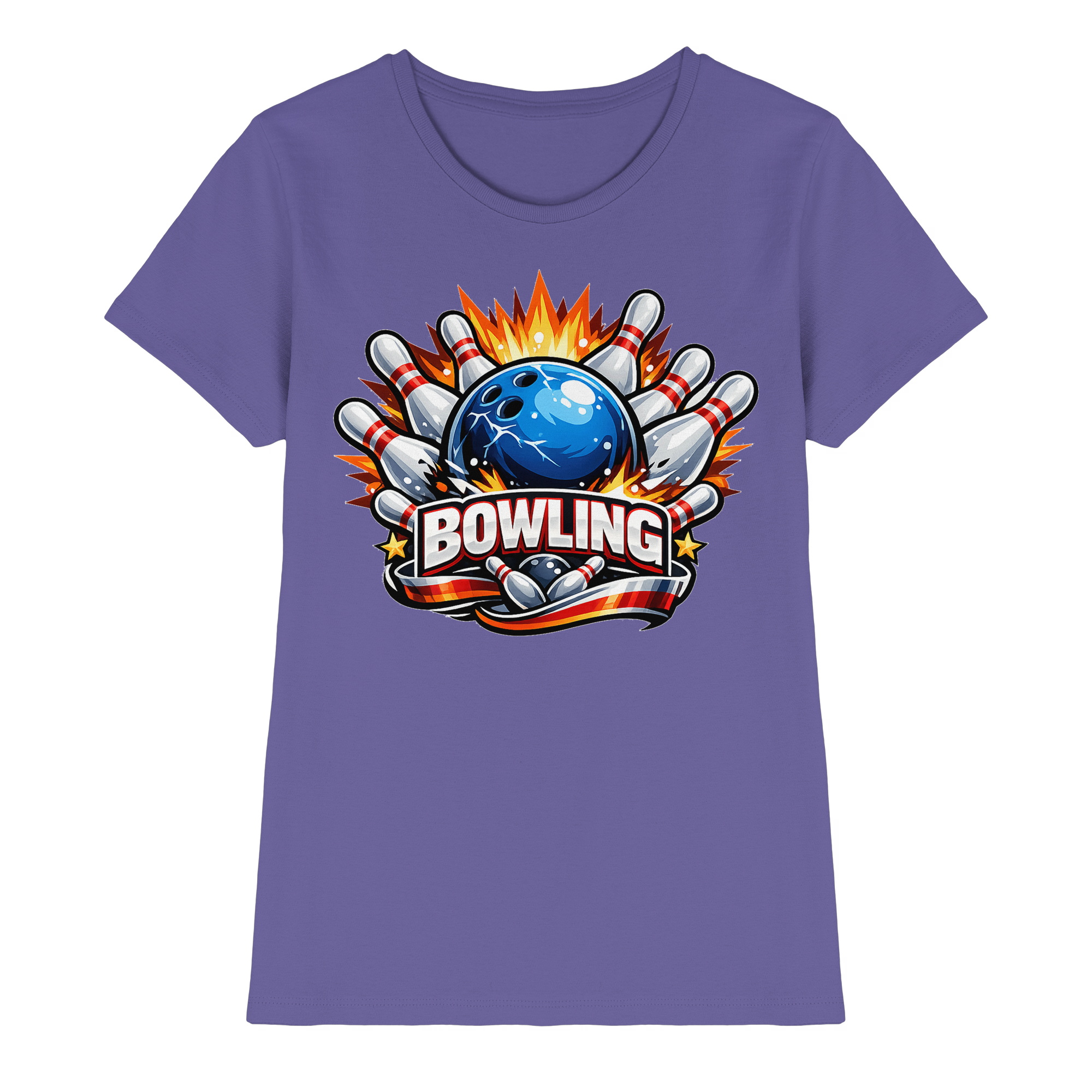 Bowling Sport Geschenk - Ladies Premium Shirt