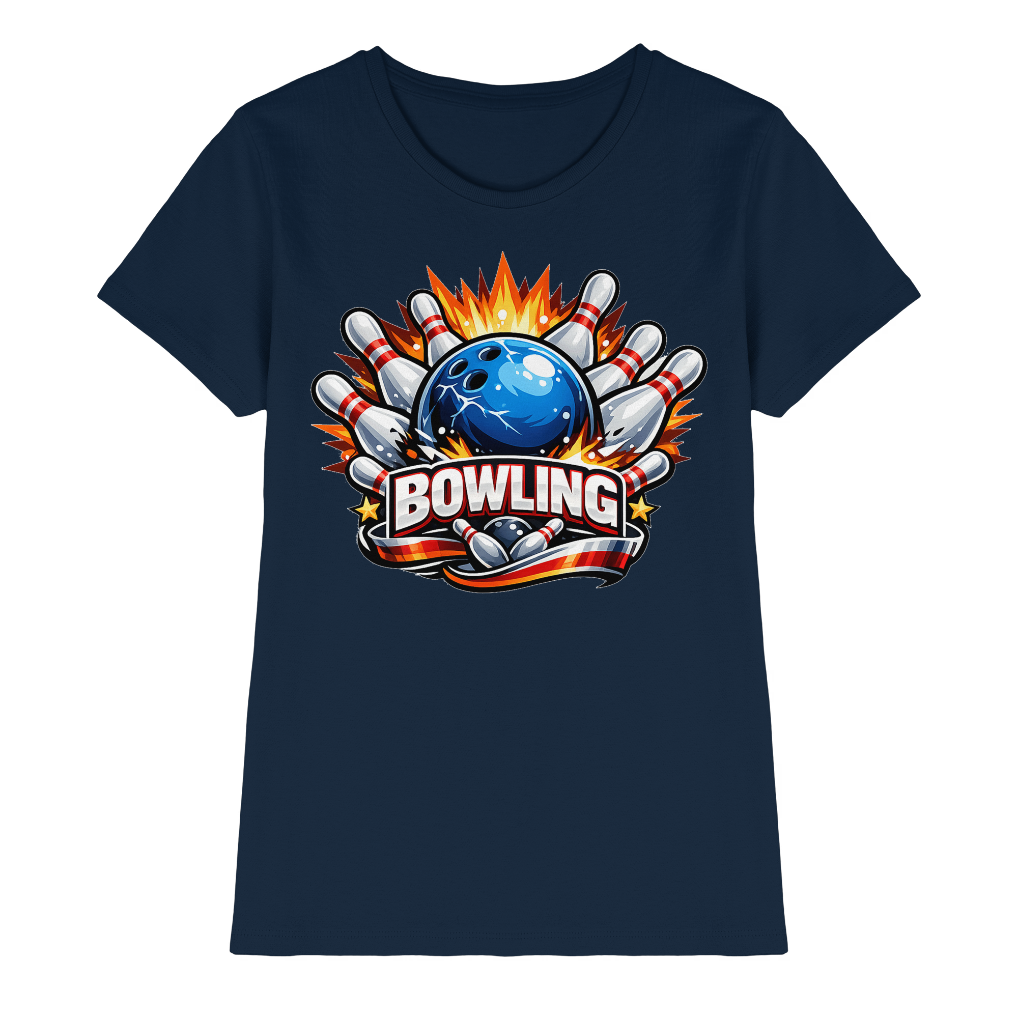 Bowling Sport Geschenk - Ladies Premium Shirt