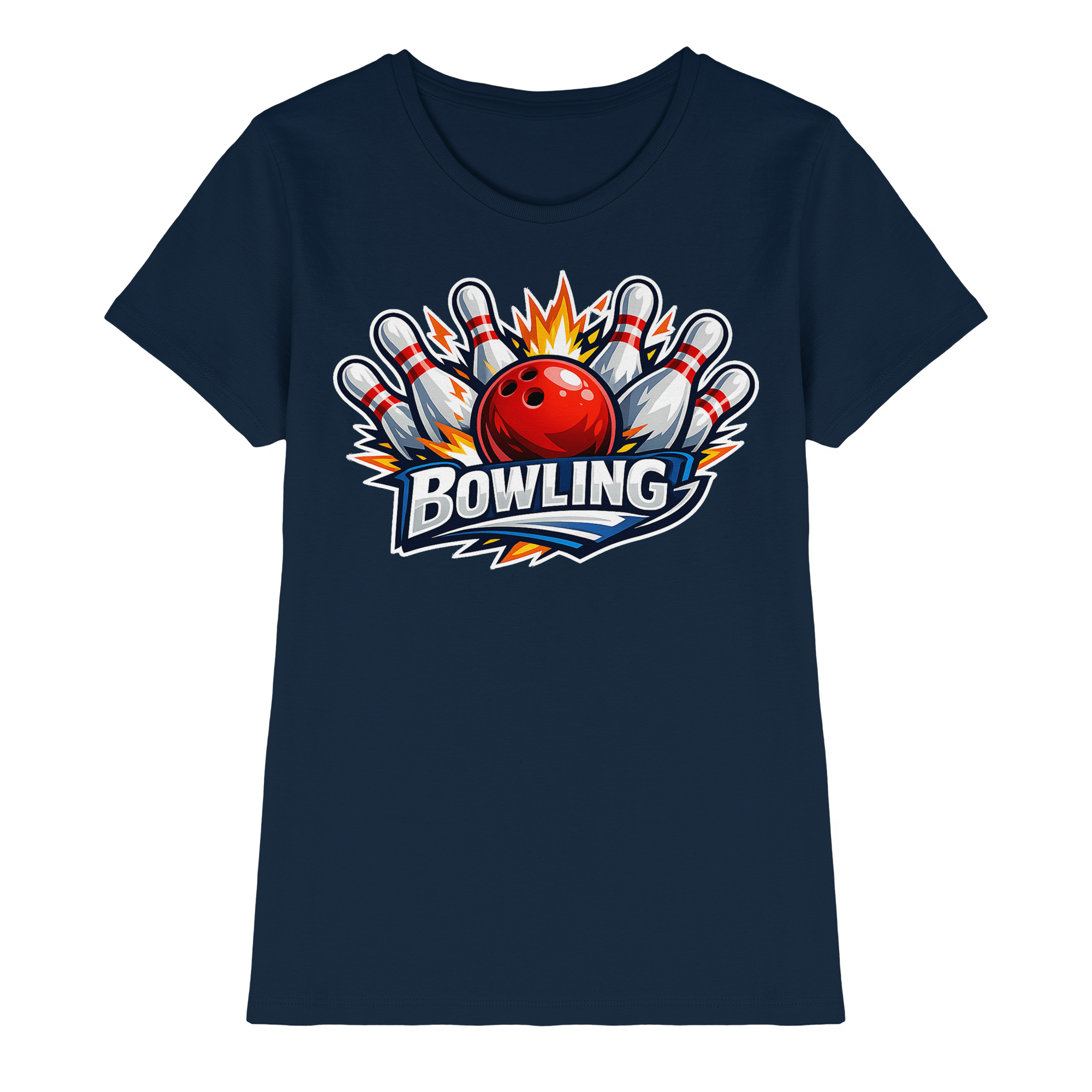 Bowling - Damen Premium Shirt