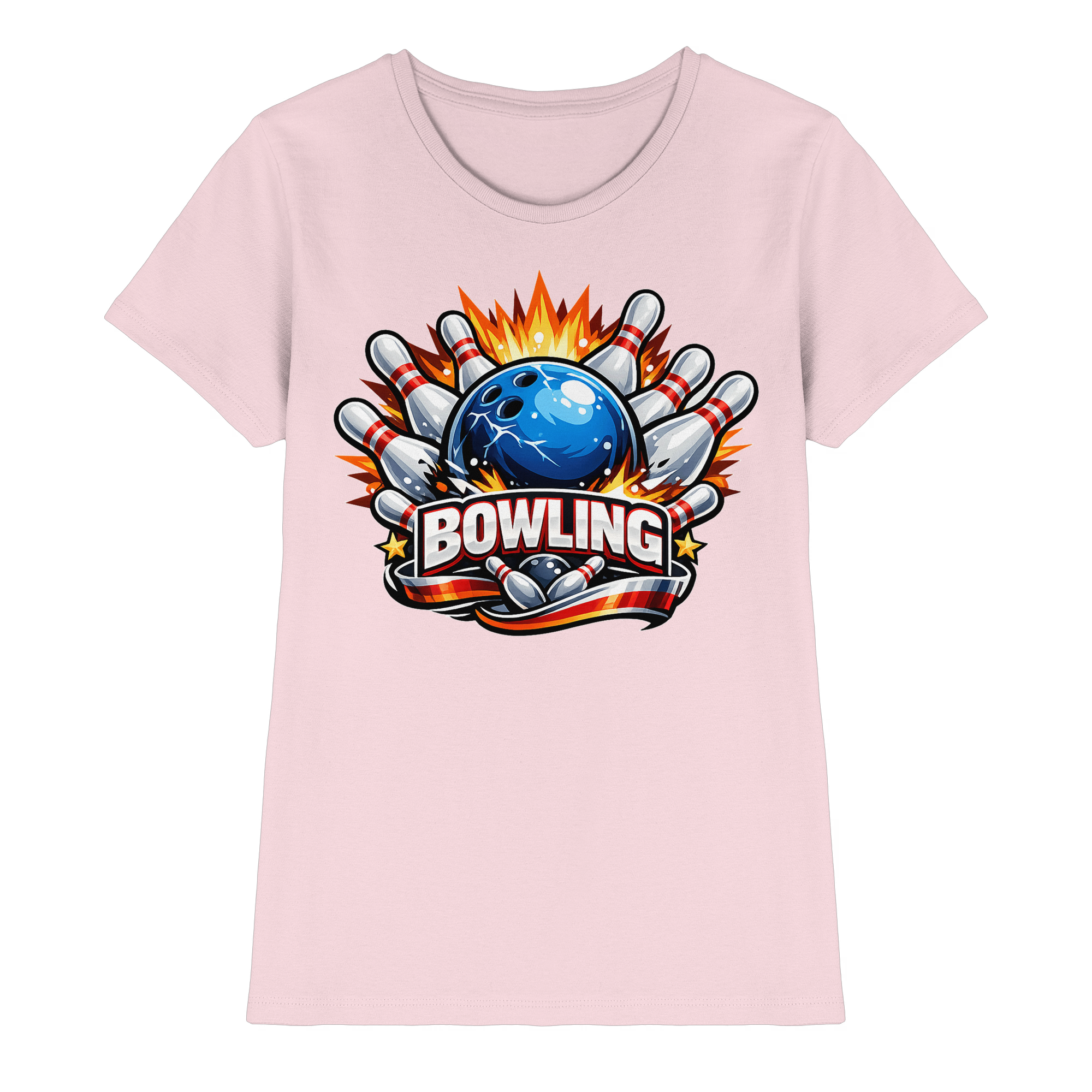 Bowling Sport Geschenk - Ladies Premium Shirt