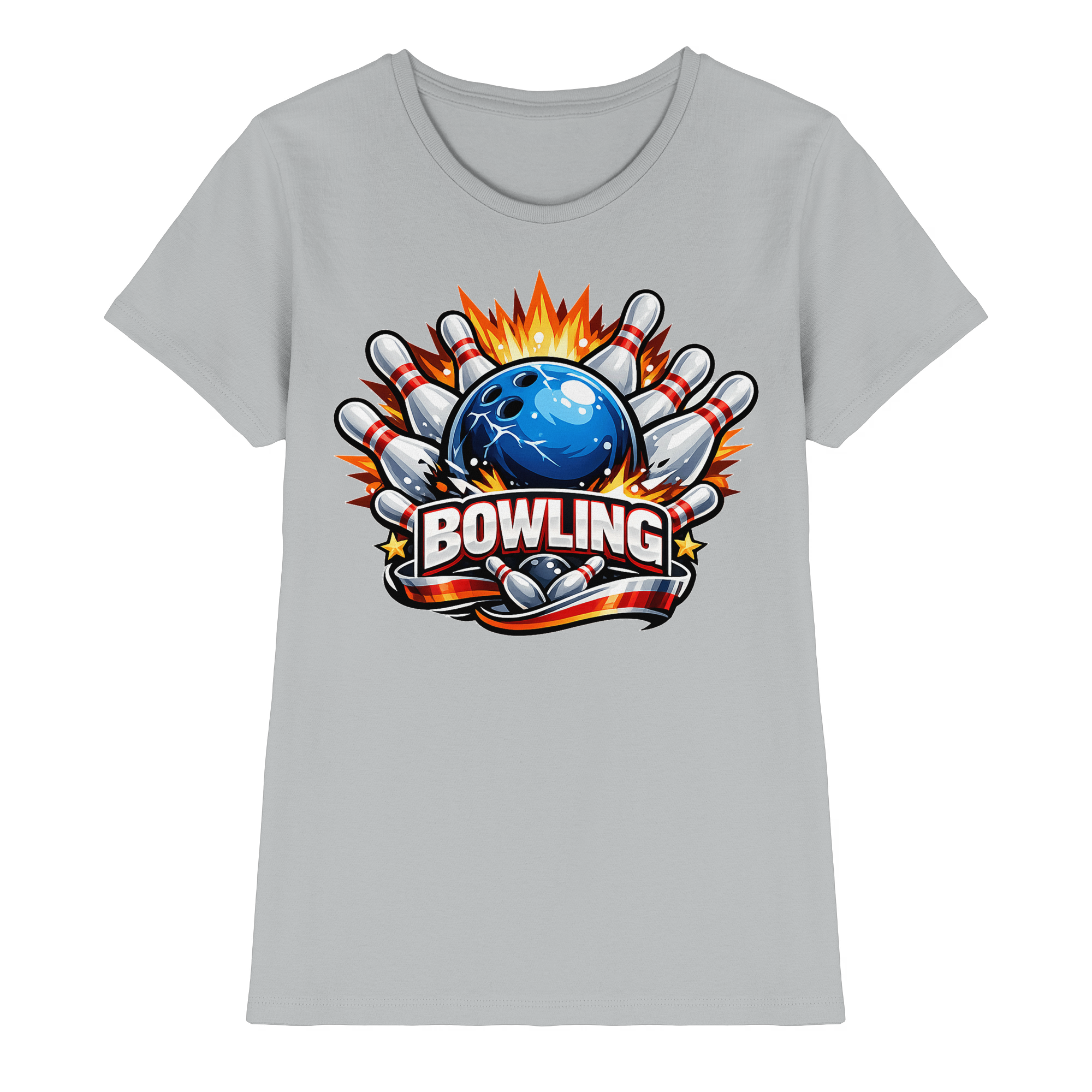 Bowling Sport Geschenk - Ladies Premium Shirt