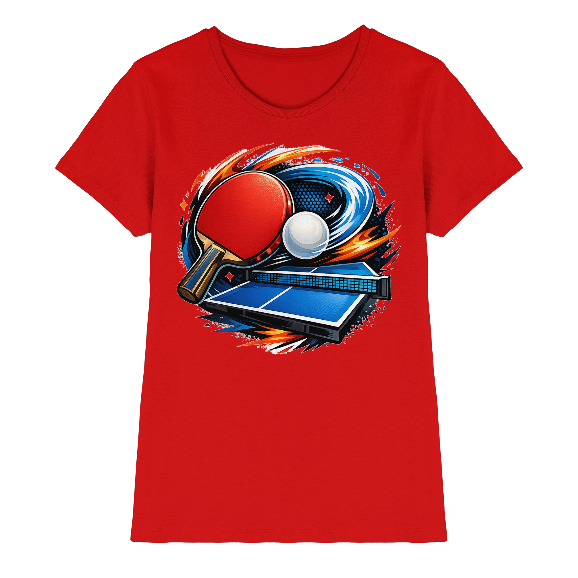 Tischtennis Sport Geschenk - Damen Premium Shirt