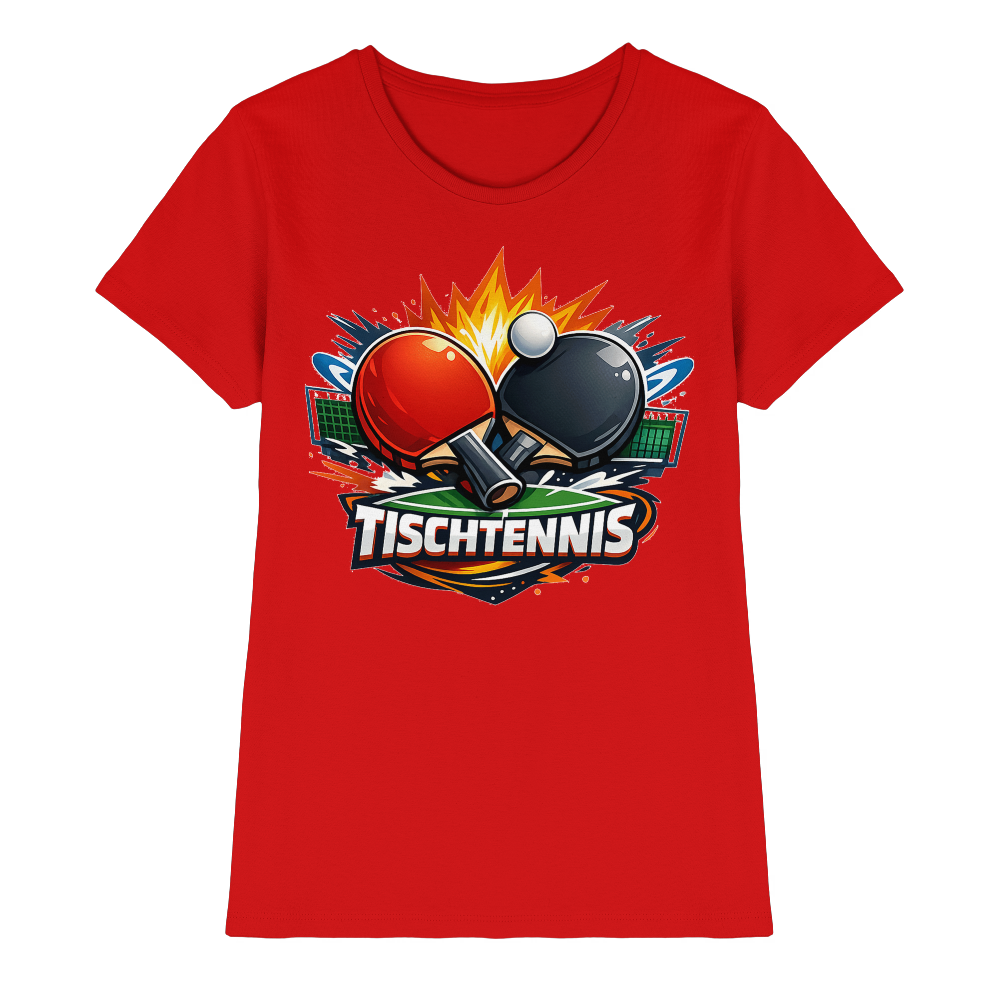 Tischtennis Sport - Damen Premium Shirt