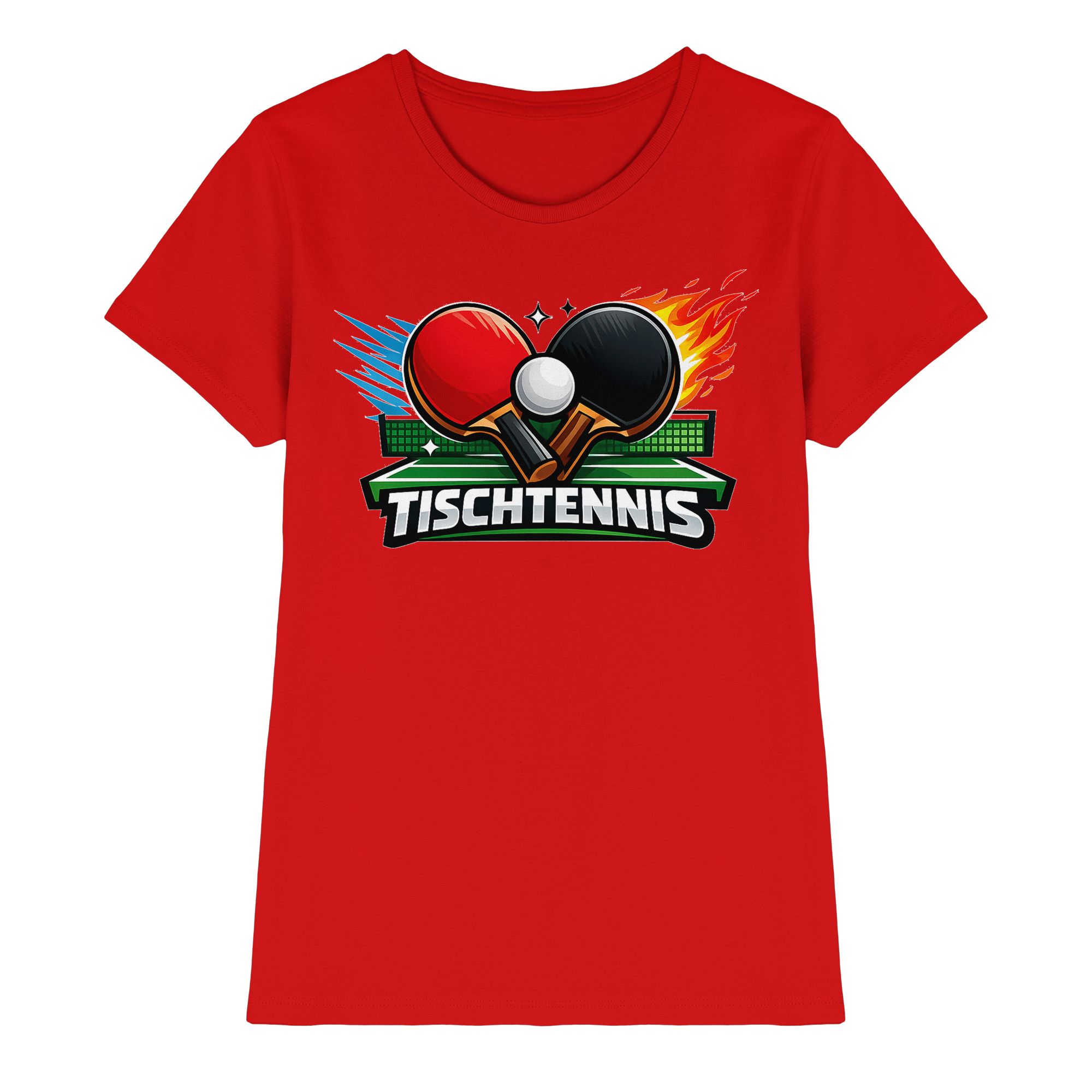 Tischtennis Sport Geschenk - Damen Premium Shirt