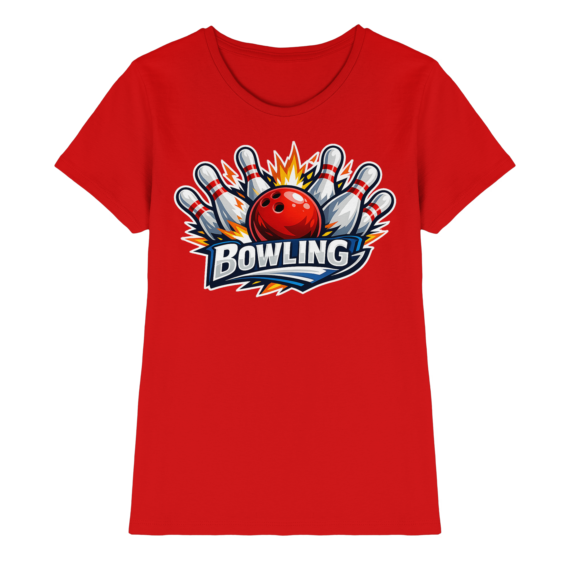 Bowling - Damen Premium Shirt