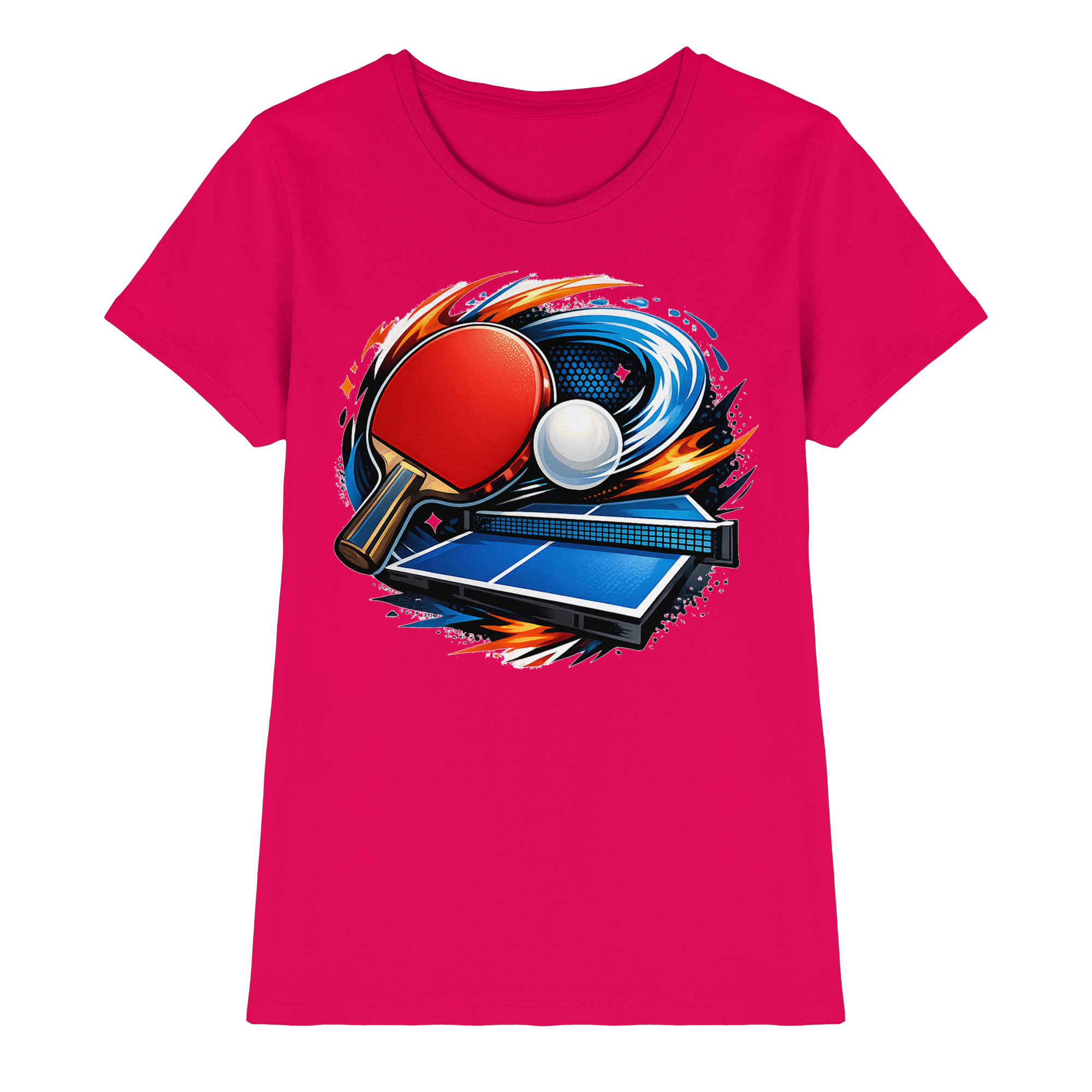 Tischtennis Sport Geschenk - Damen Premium Shirt