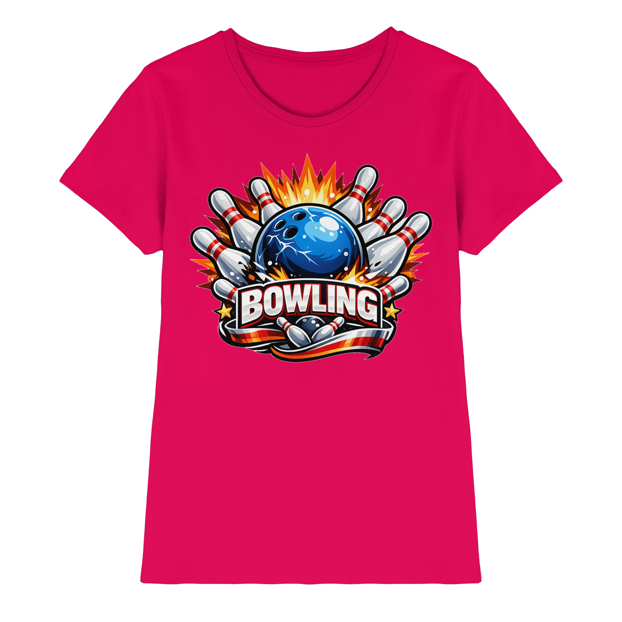 Bowling Sport Geschenk - Ladies Premium Shirt