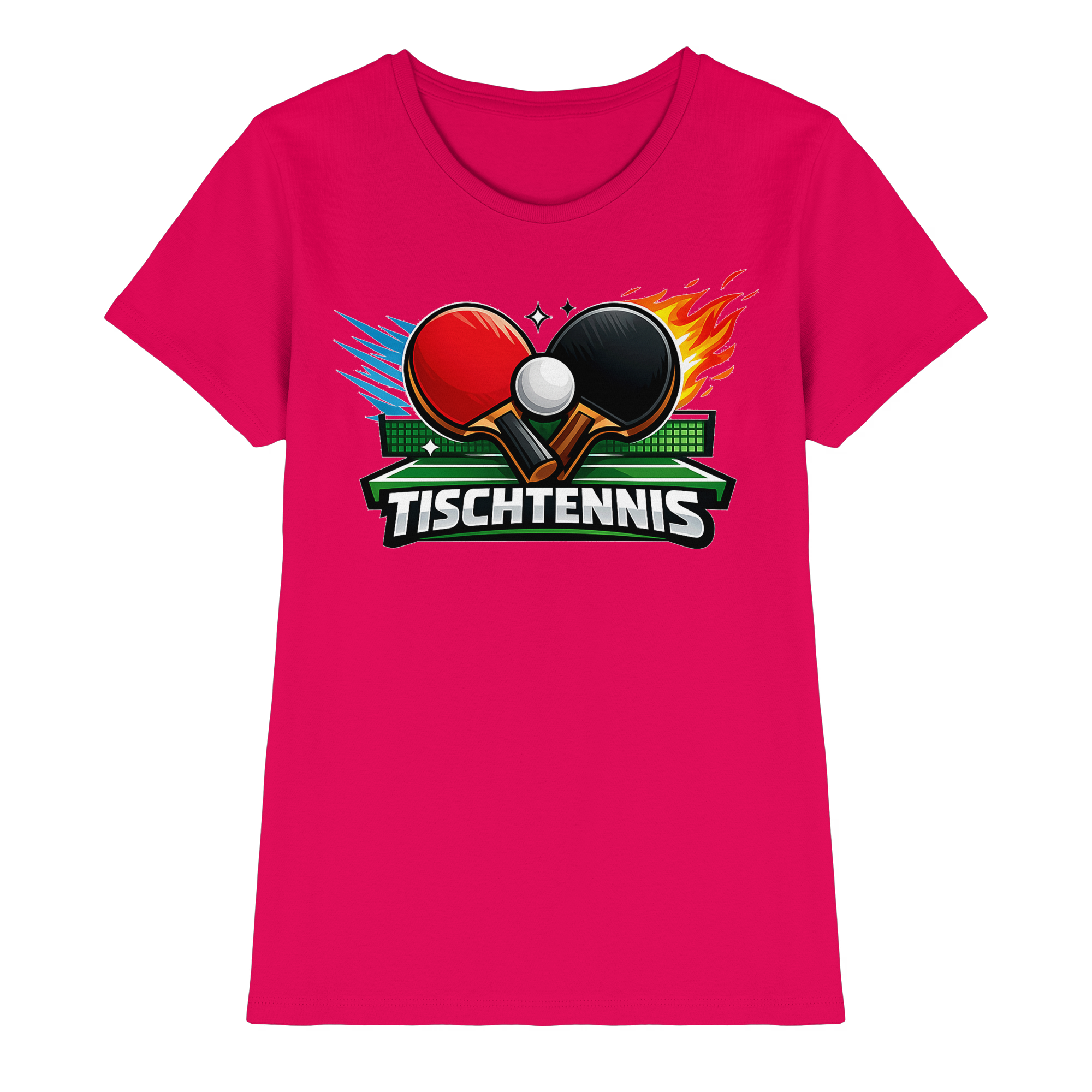 Tischtennis Sport Geschenk - Damen Premium Shirt