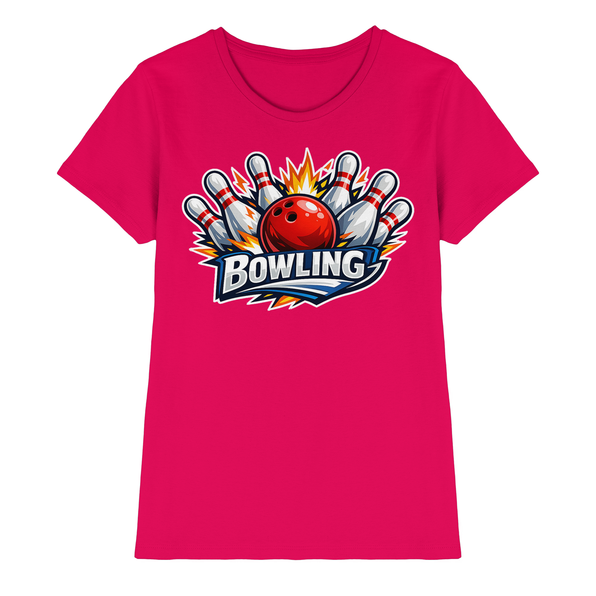 Bowling - Damen Premium Shirt