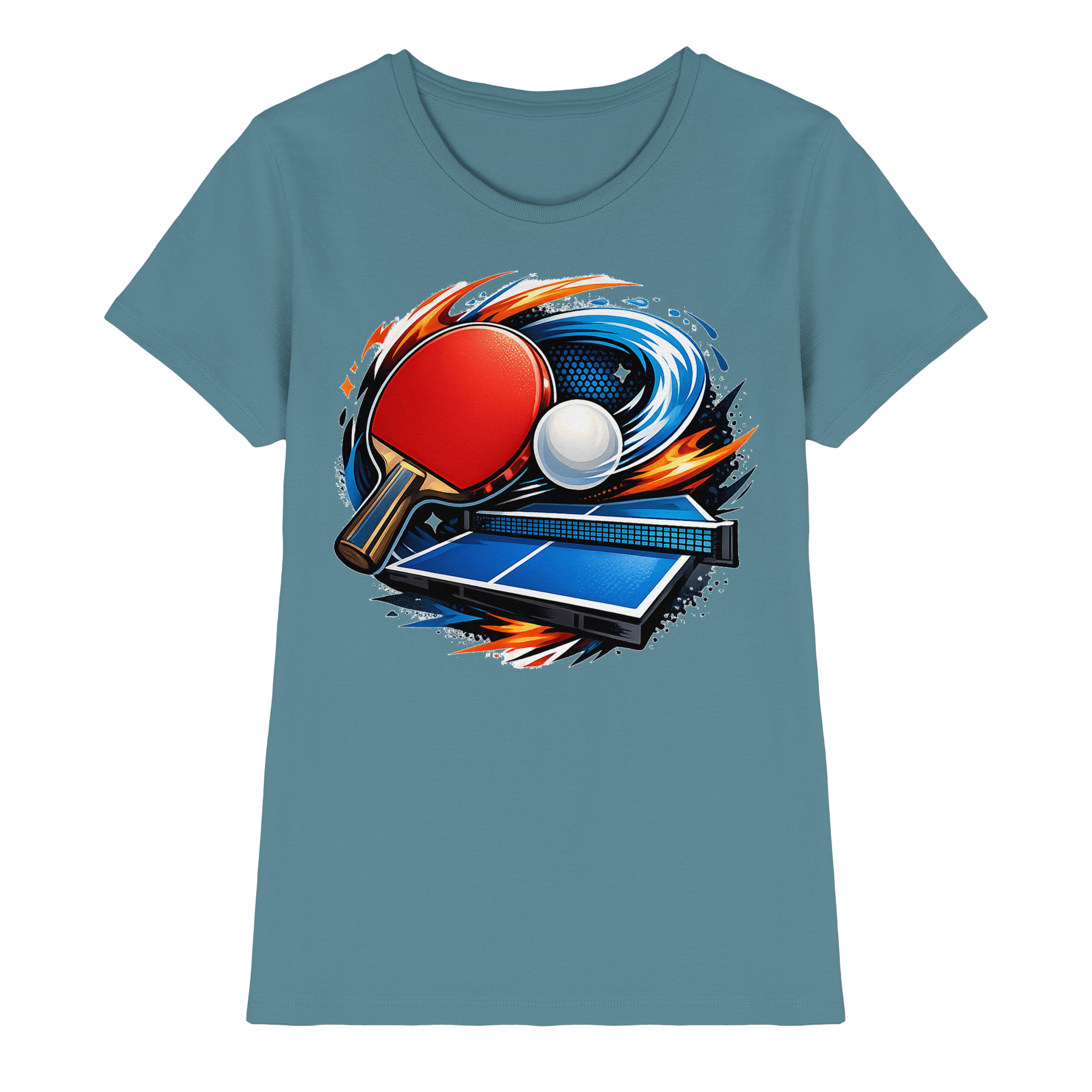 Tischtennis Sport Geschenk - Damen Premium Shirt