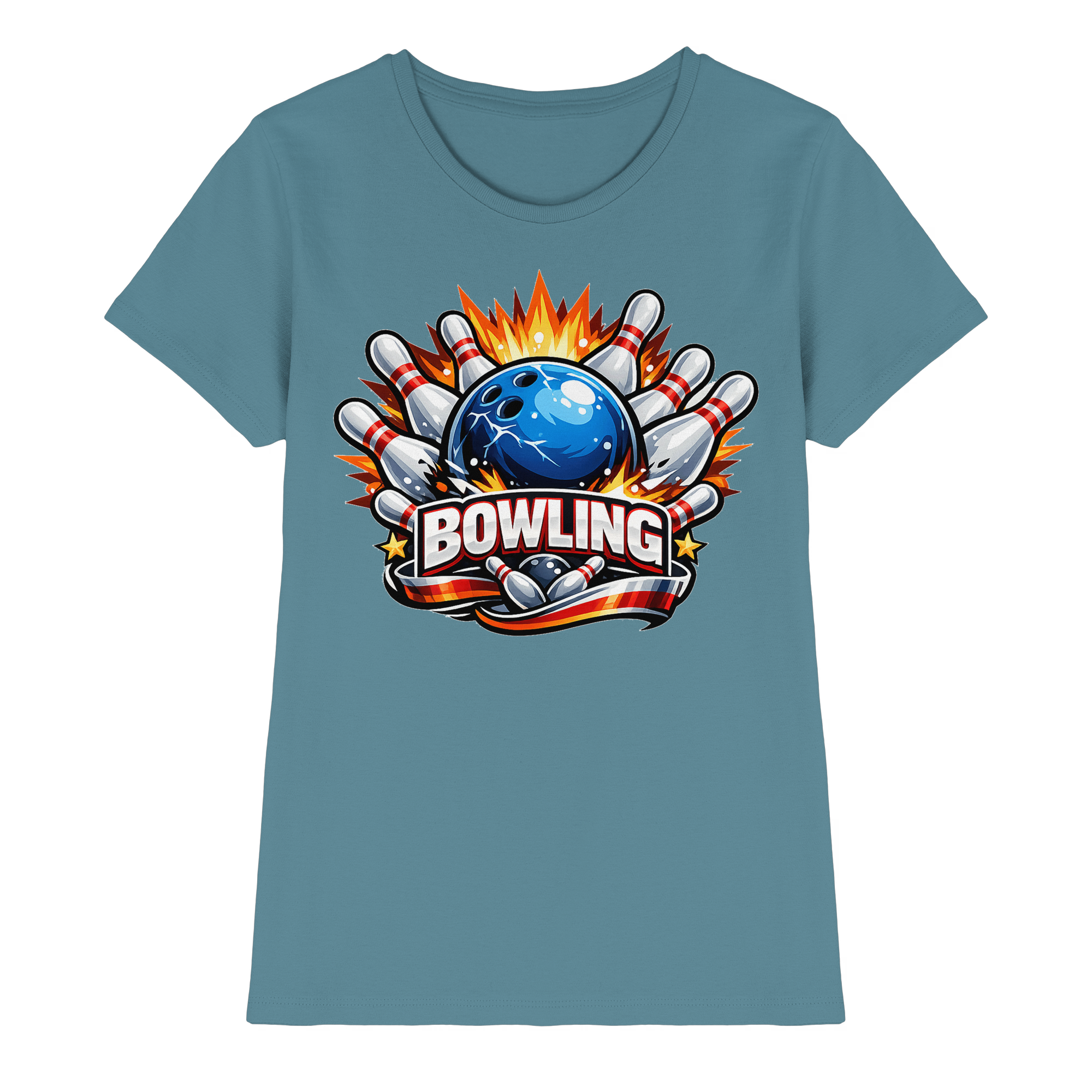 Bowling Sport Geschenk - Ladies Premium Shirt