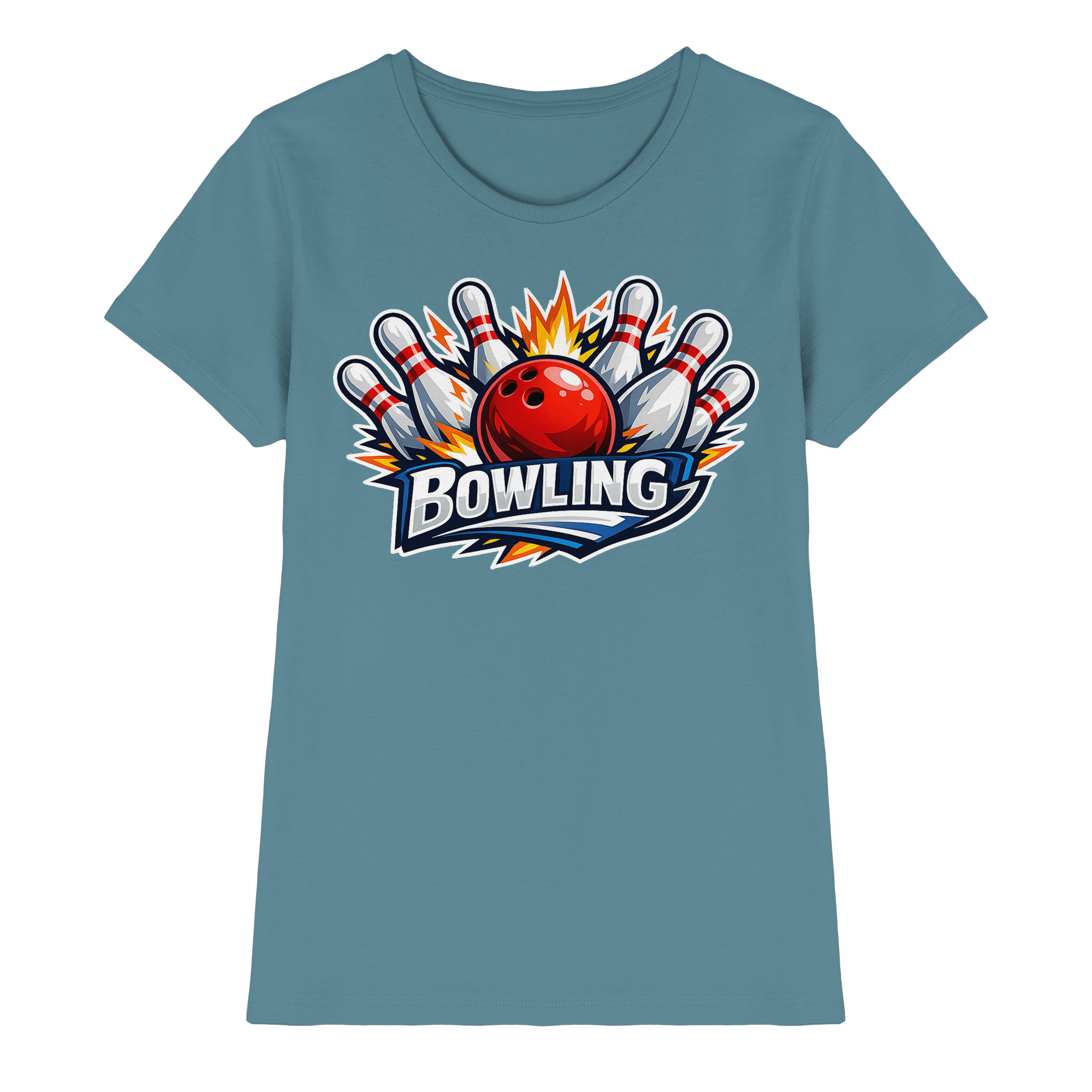 Bowling - Damen Premium Shirt