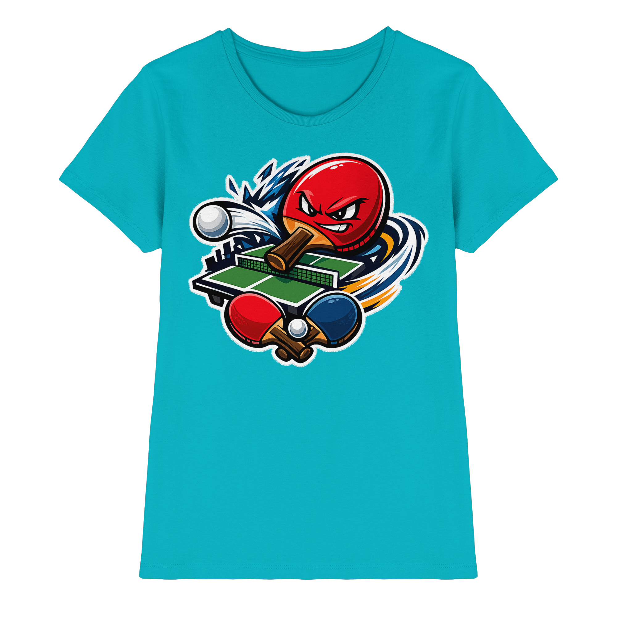 Tischtennis Sport Geschenk - Damen Premium Shirt