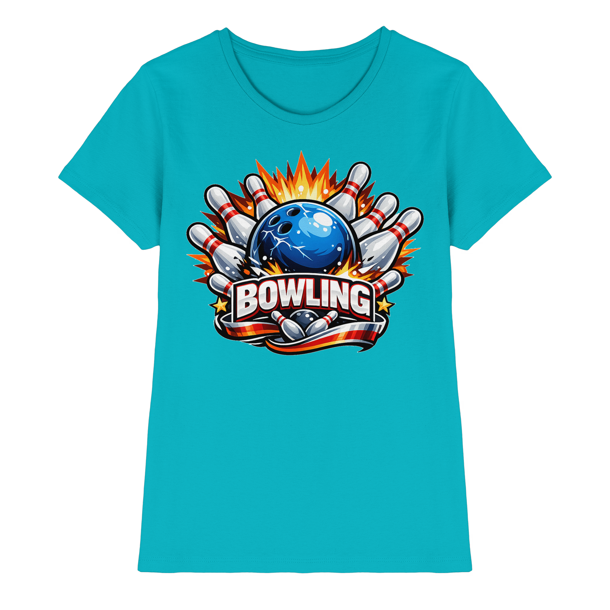 Bowling Sport Geschenk - Ladies Premium Shirt