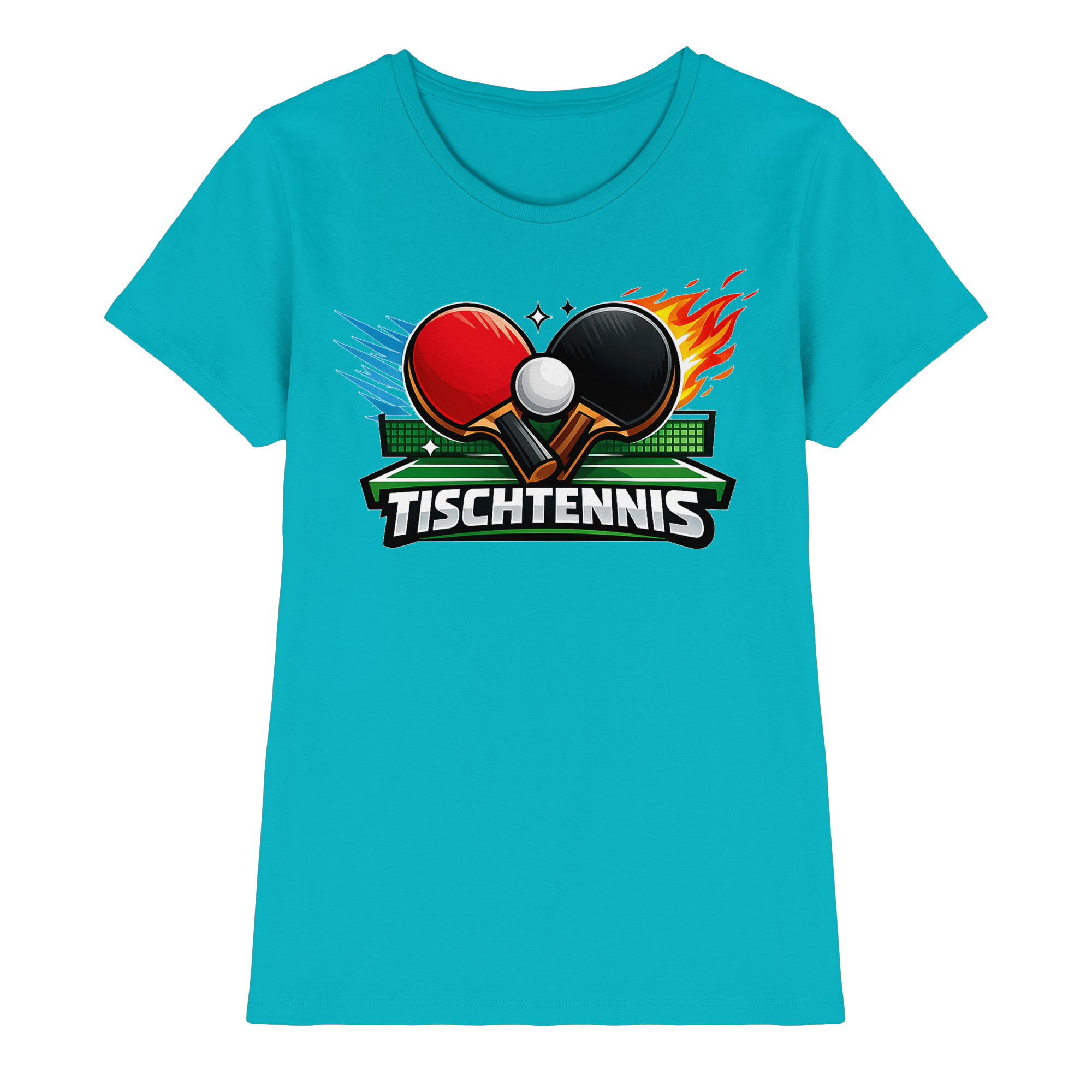 Tischtennis Sport Geschenk - Damen Premium Shirt