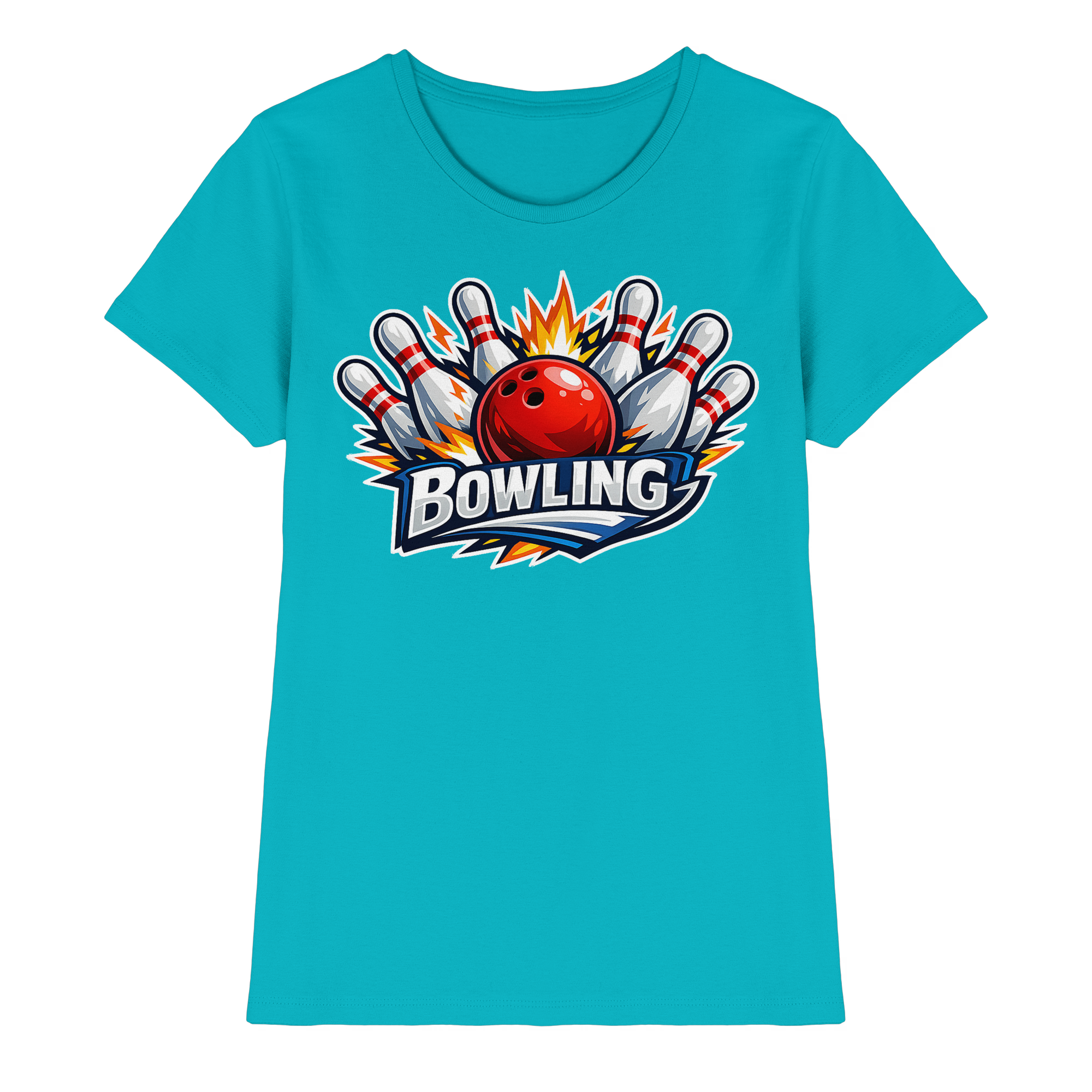 Bowling - Damen Premium Shirt