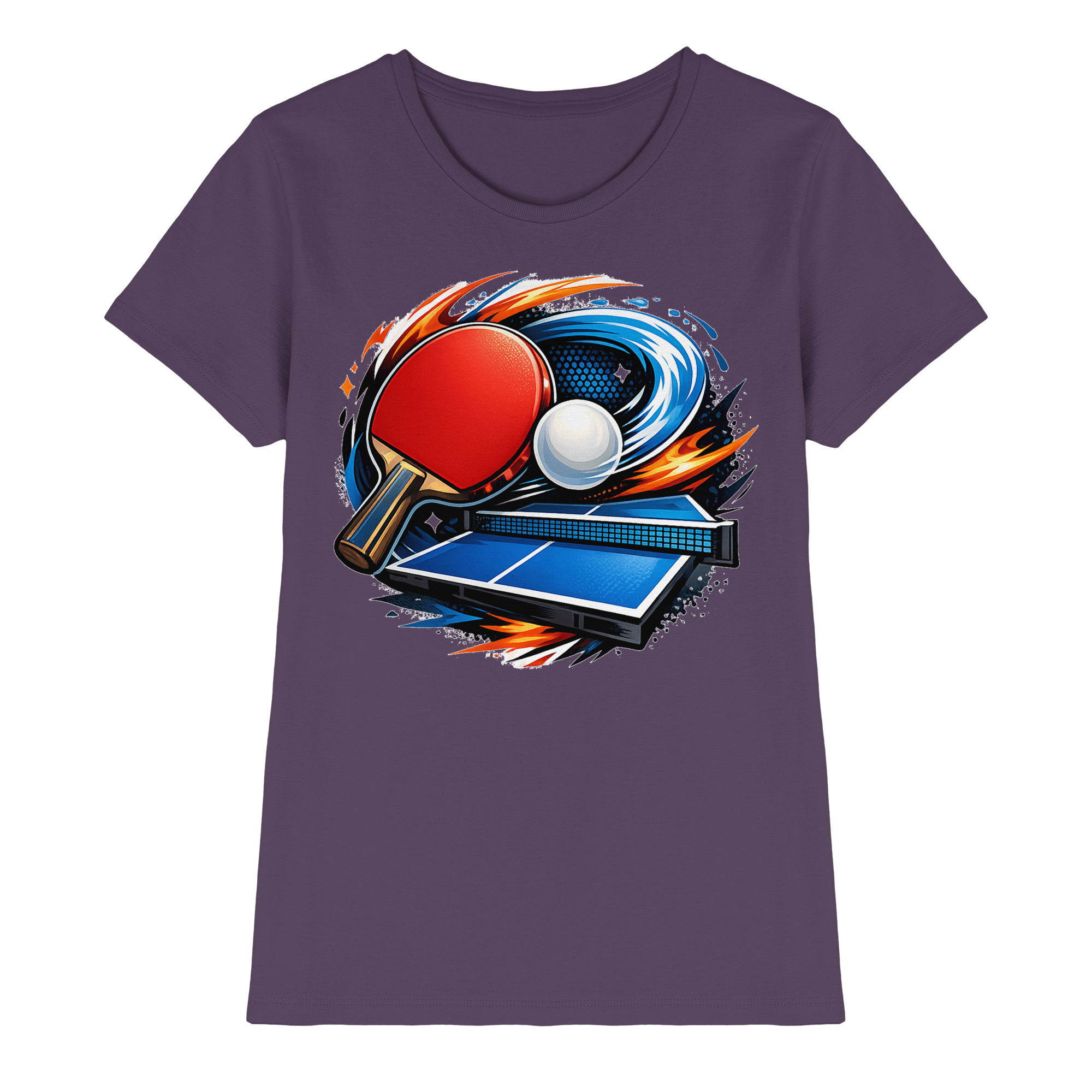 Tischtennis Sport Geschenk - Damen Premium Shirt