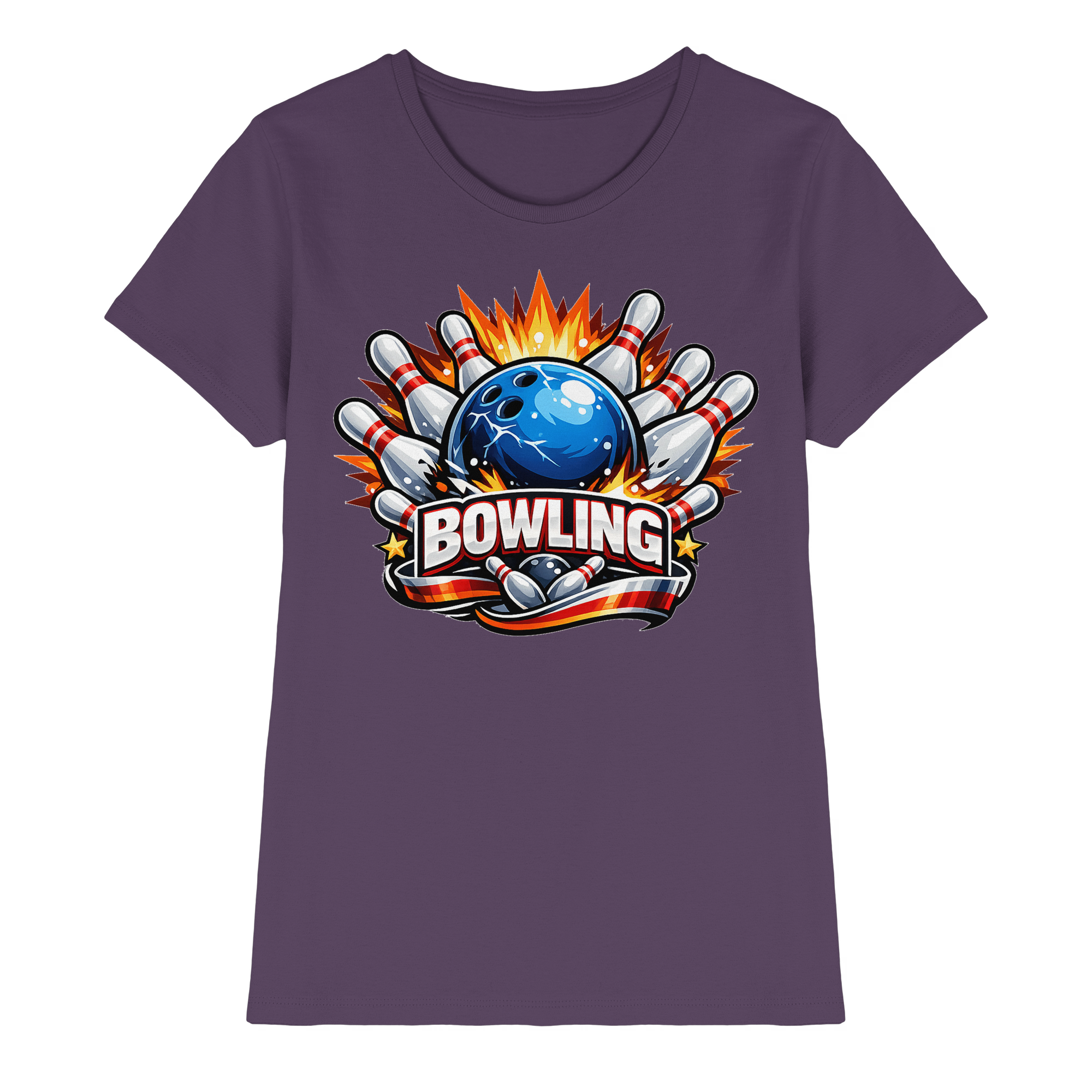 Bowling Sport Geschenk - Ladies Premium Shirt