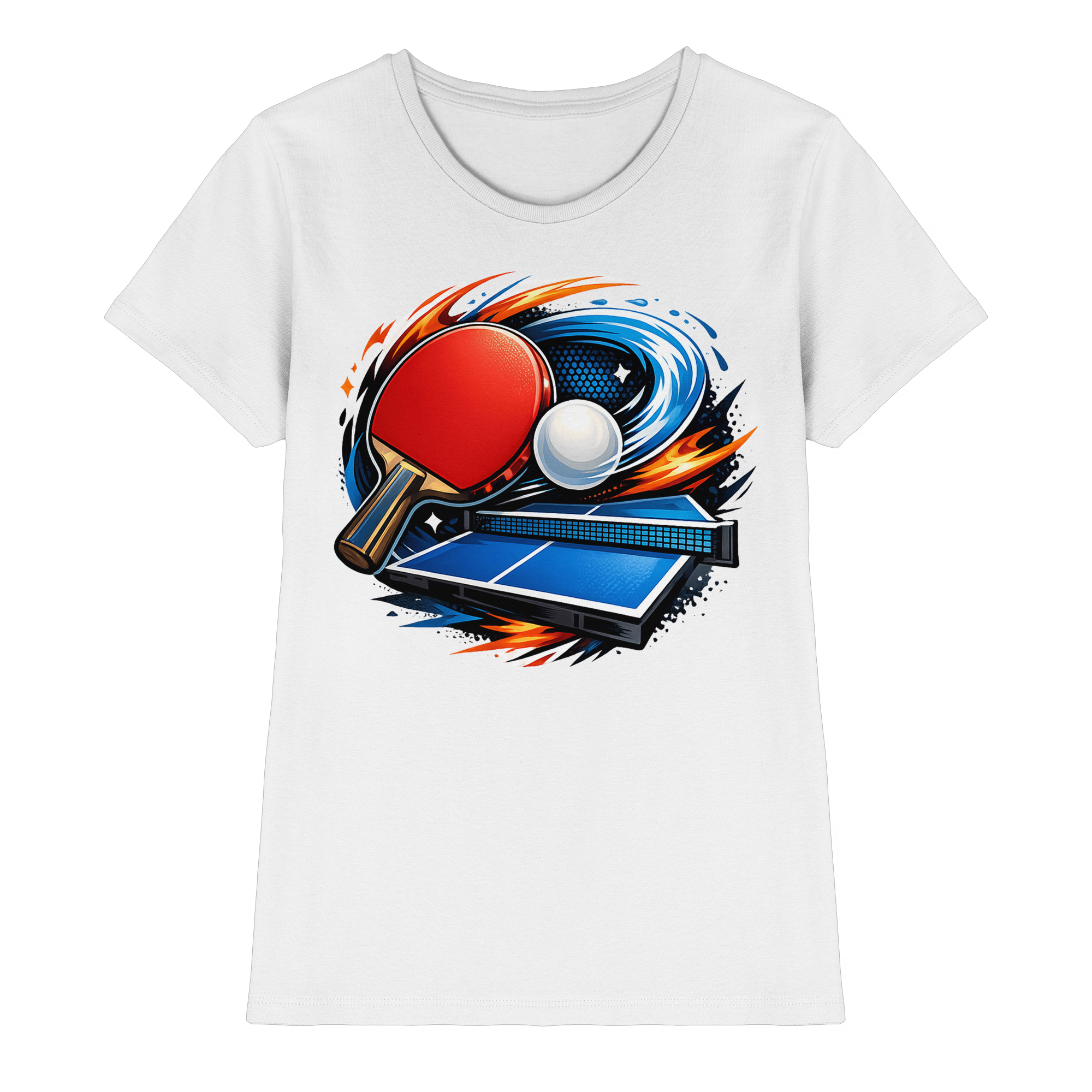 Tischtennis Sport Geschenk - Damen Premium Shirt