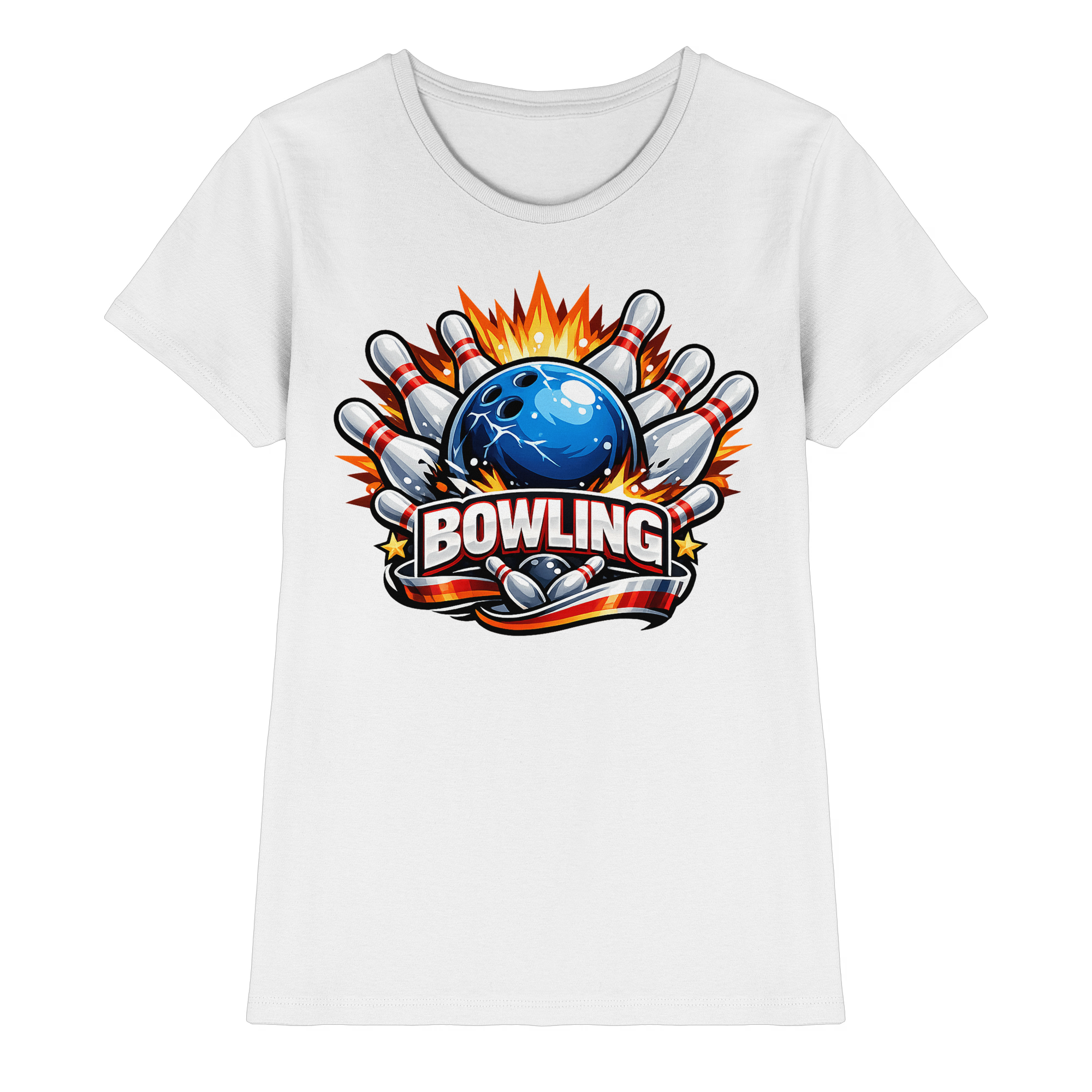 Bowling Sport Geschenk - Ladies Premium Shirt