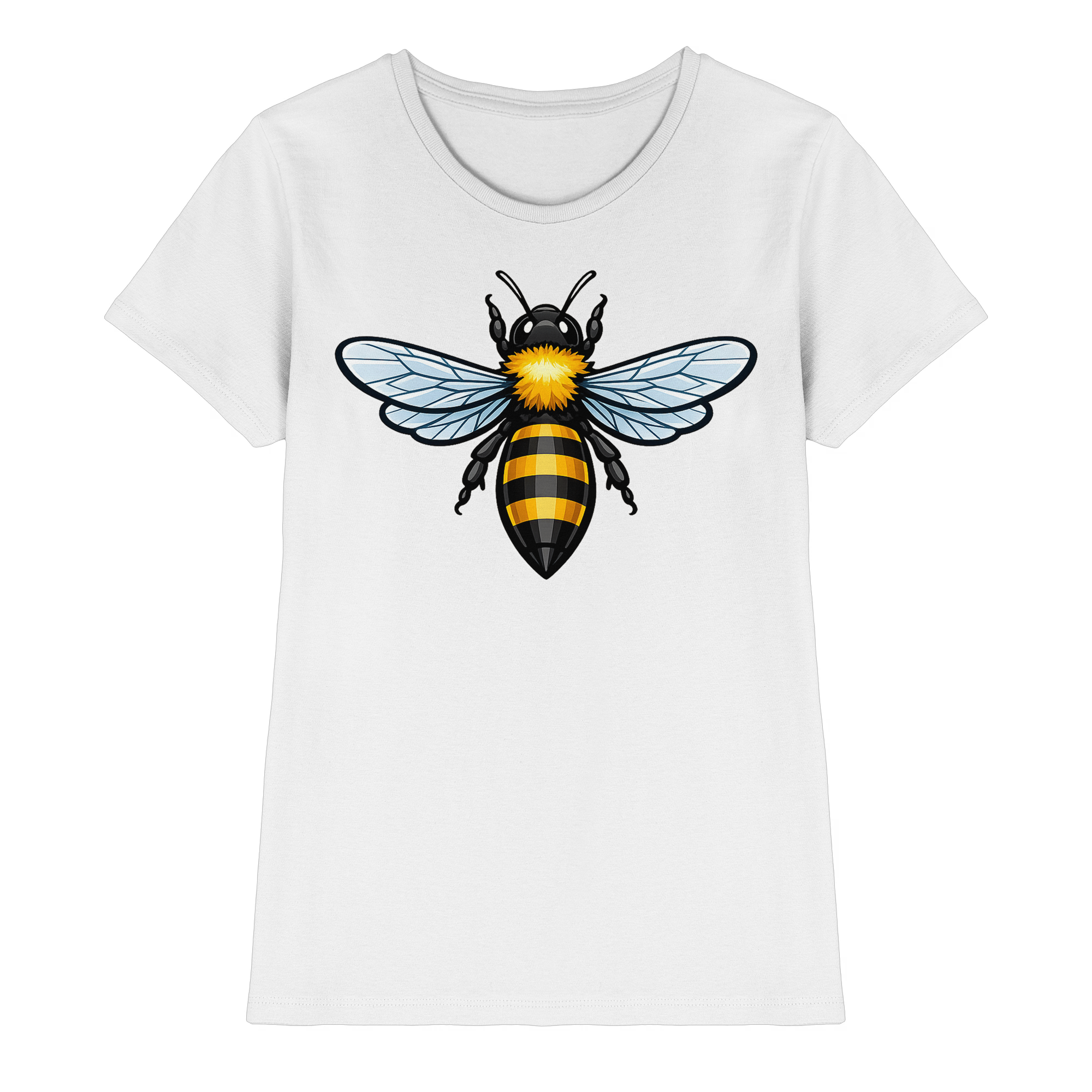 Biene Natur - Damen Premium Shirt