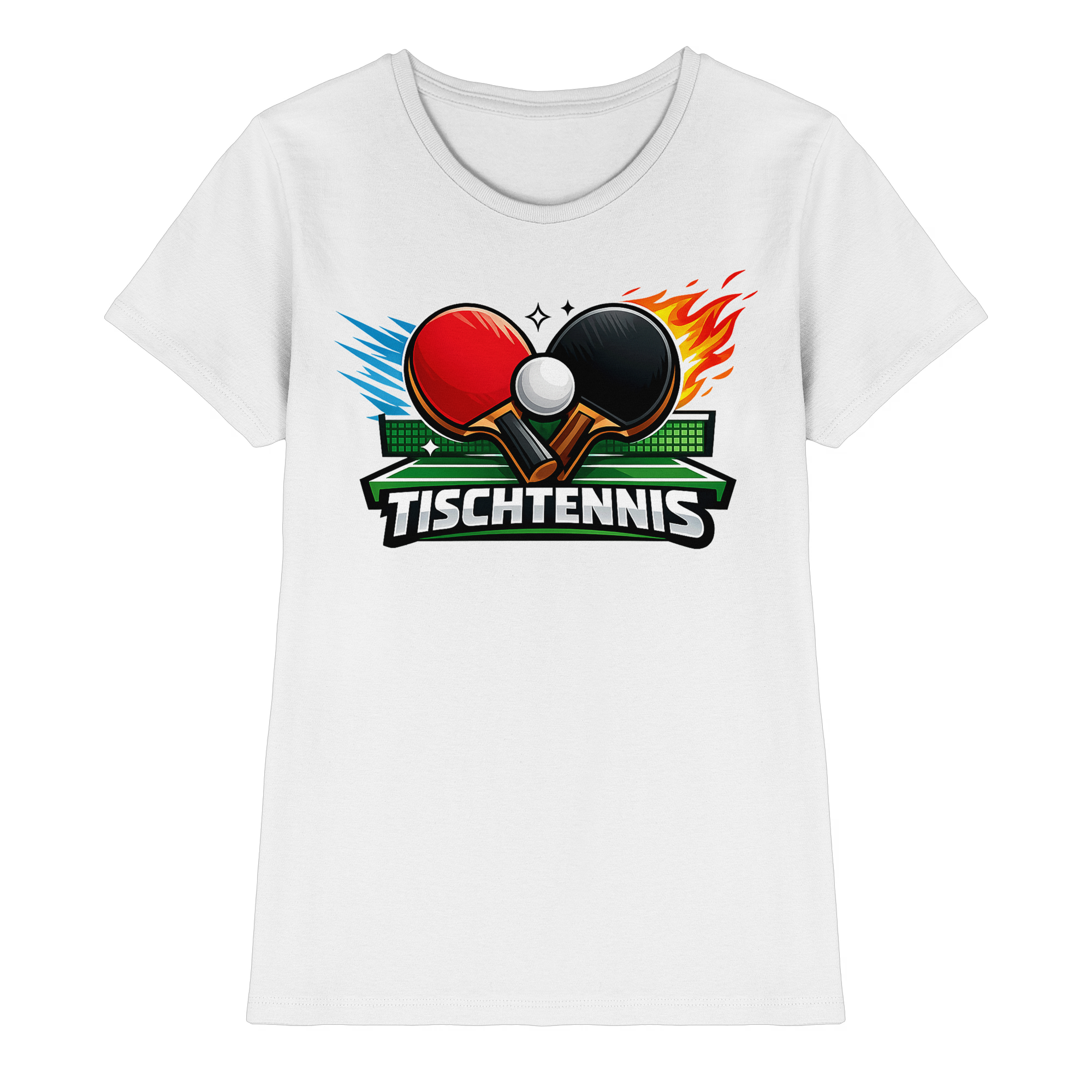 Tischtennis Sport Geschenk - Damen Premium Shirt