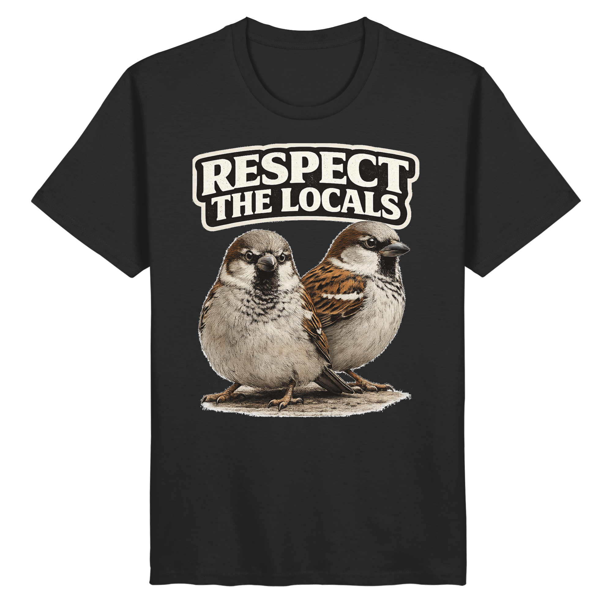 RESPECT THE LOCALS Naturschutz Geschenk - Organic Basic Shirt