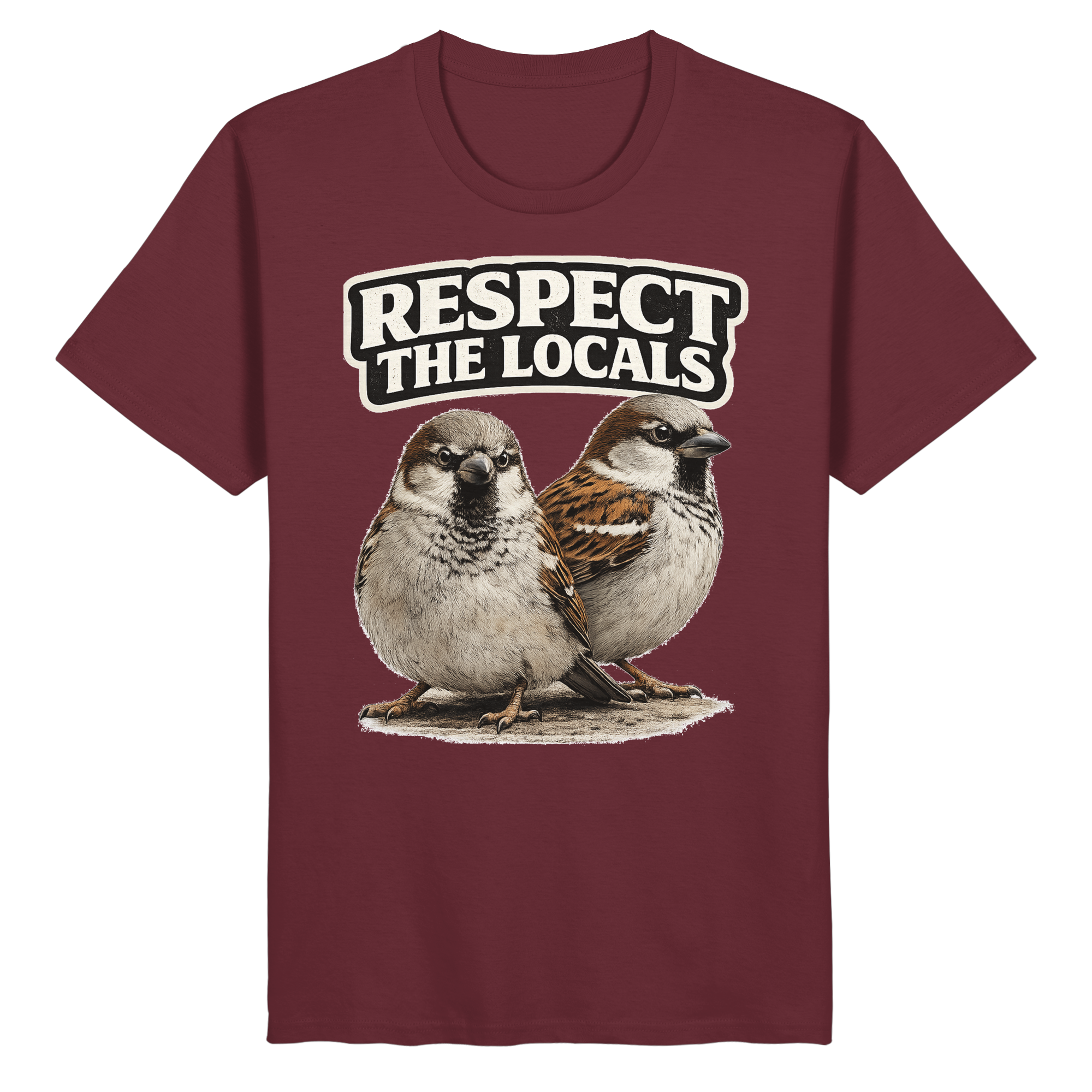 RESPECT THE LOCALS Naturschutz Geschenk - Organic Basic Shirt
