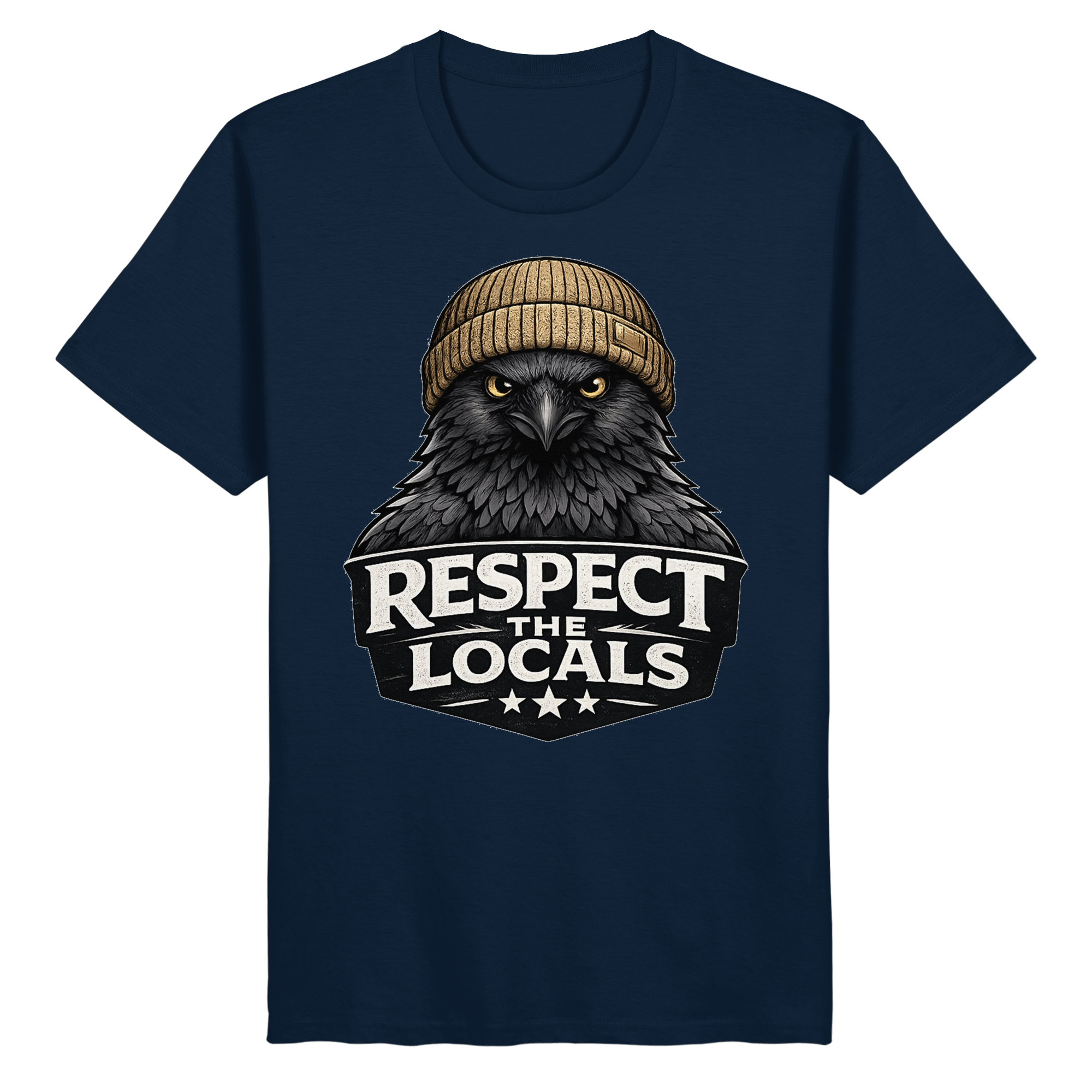 RESPECT THE LOCALS Naturschutz Geschenk - Organic Basic Shirt