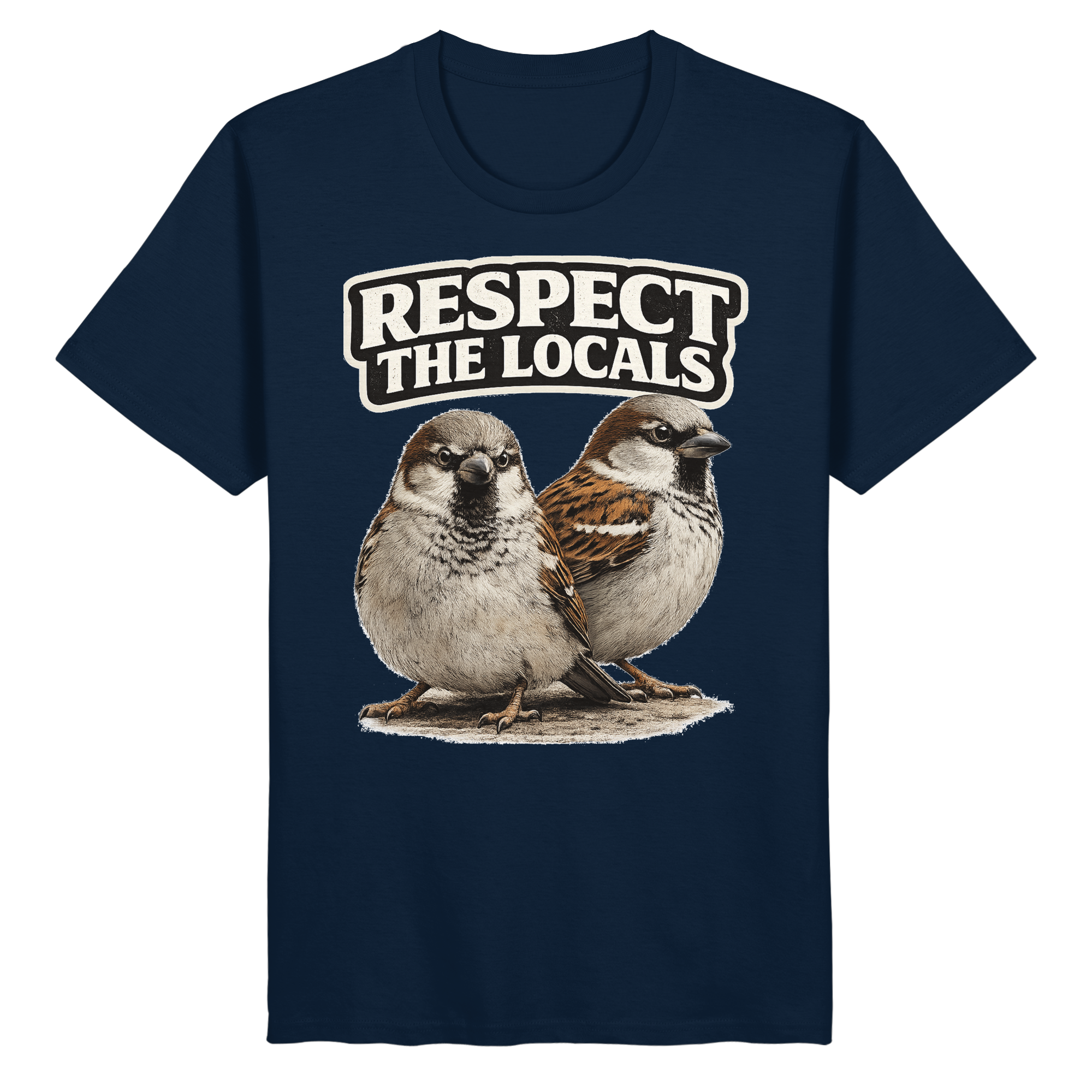 RESPECT THE LOCALS Naturschutz Geschenk - Organic Basic Shirt