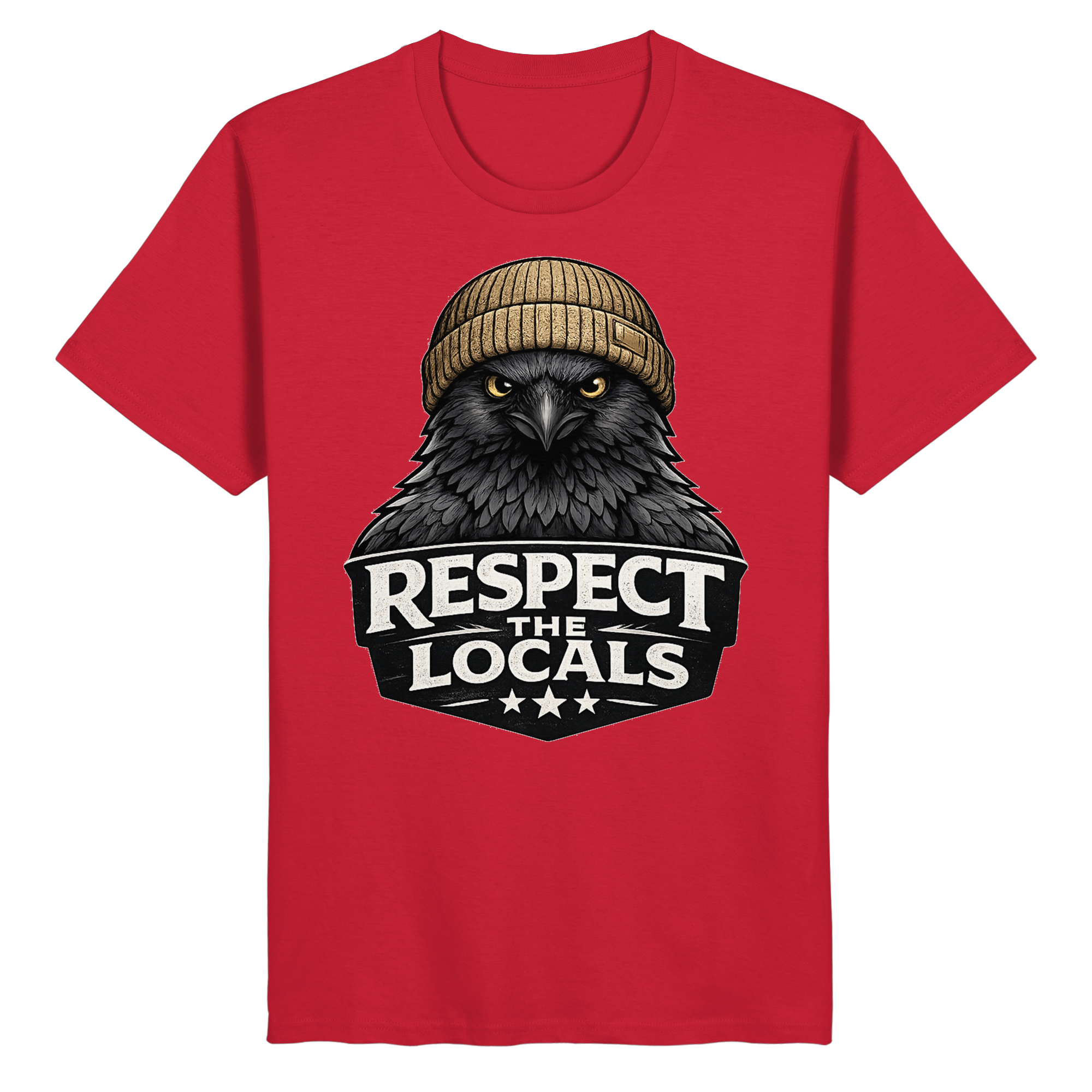 RESPECT THE LOCALS Naturschutz Geschenk - Organic Basic Shirt