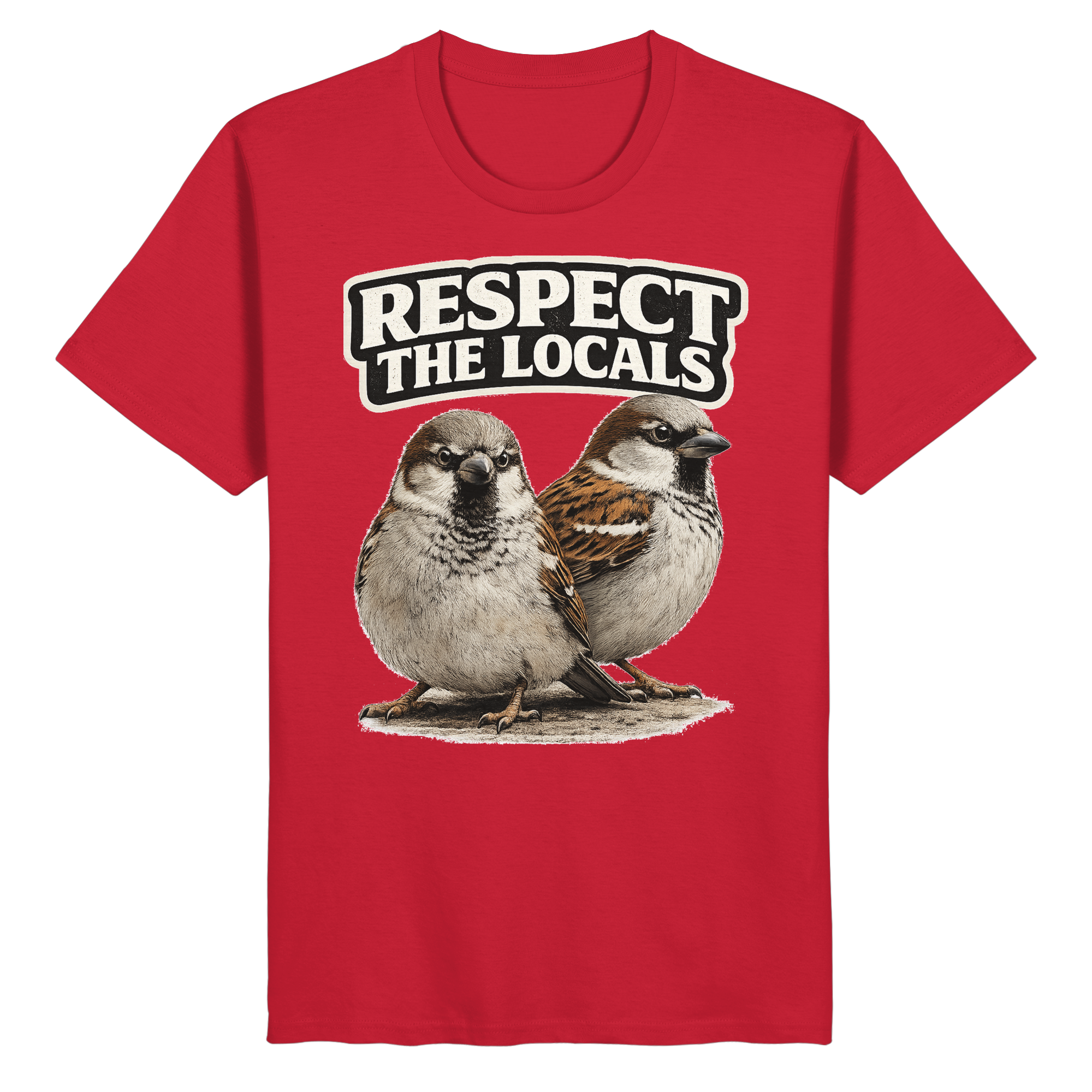 RESPECT THE LOCALS Naturschutz Geschenk - Organic Basic Shirt